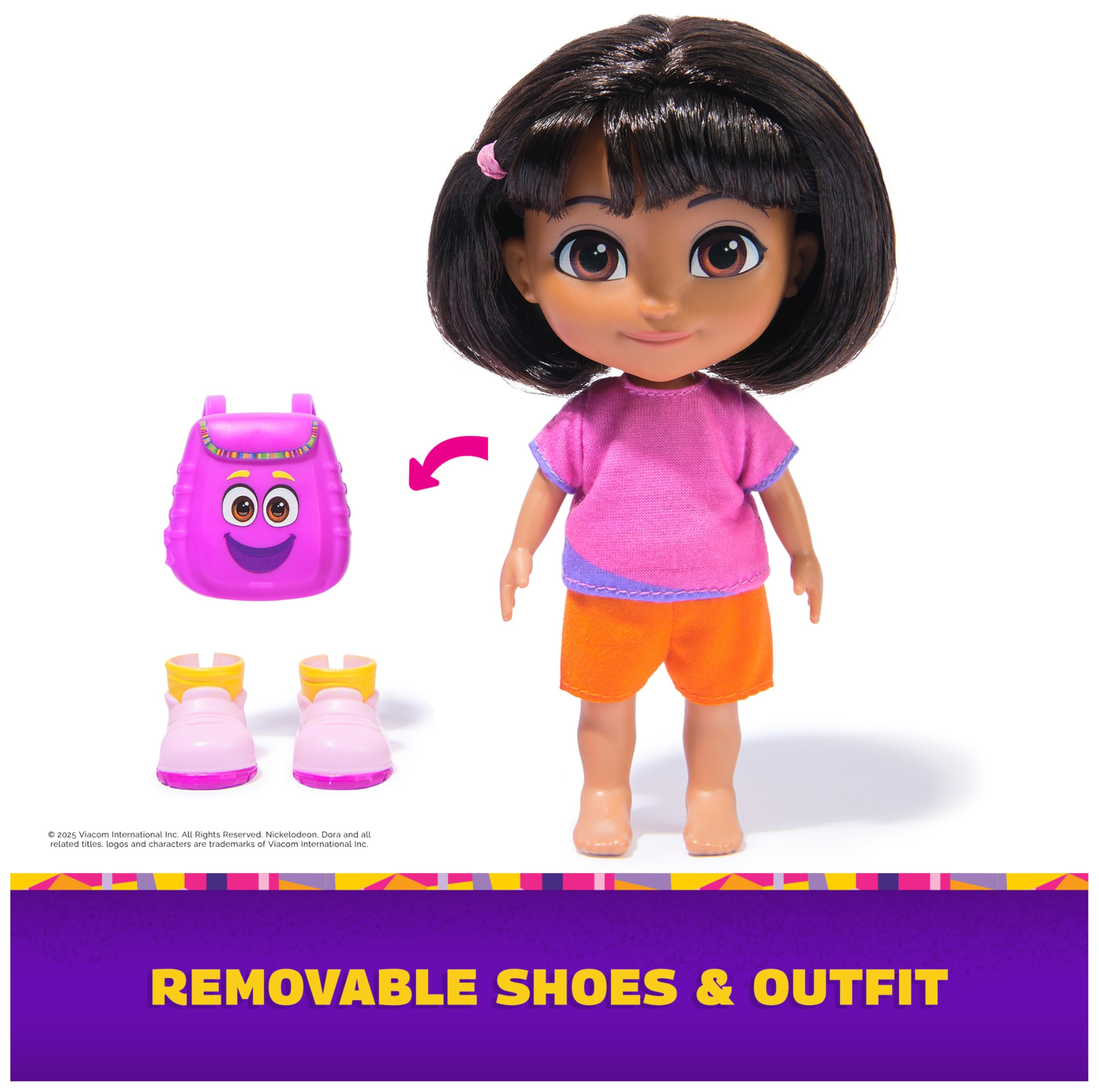 Dora the Explorer - Best Friends Dora & Boots 15.2-cm Doll Playset with Backpack & Figure 9