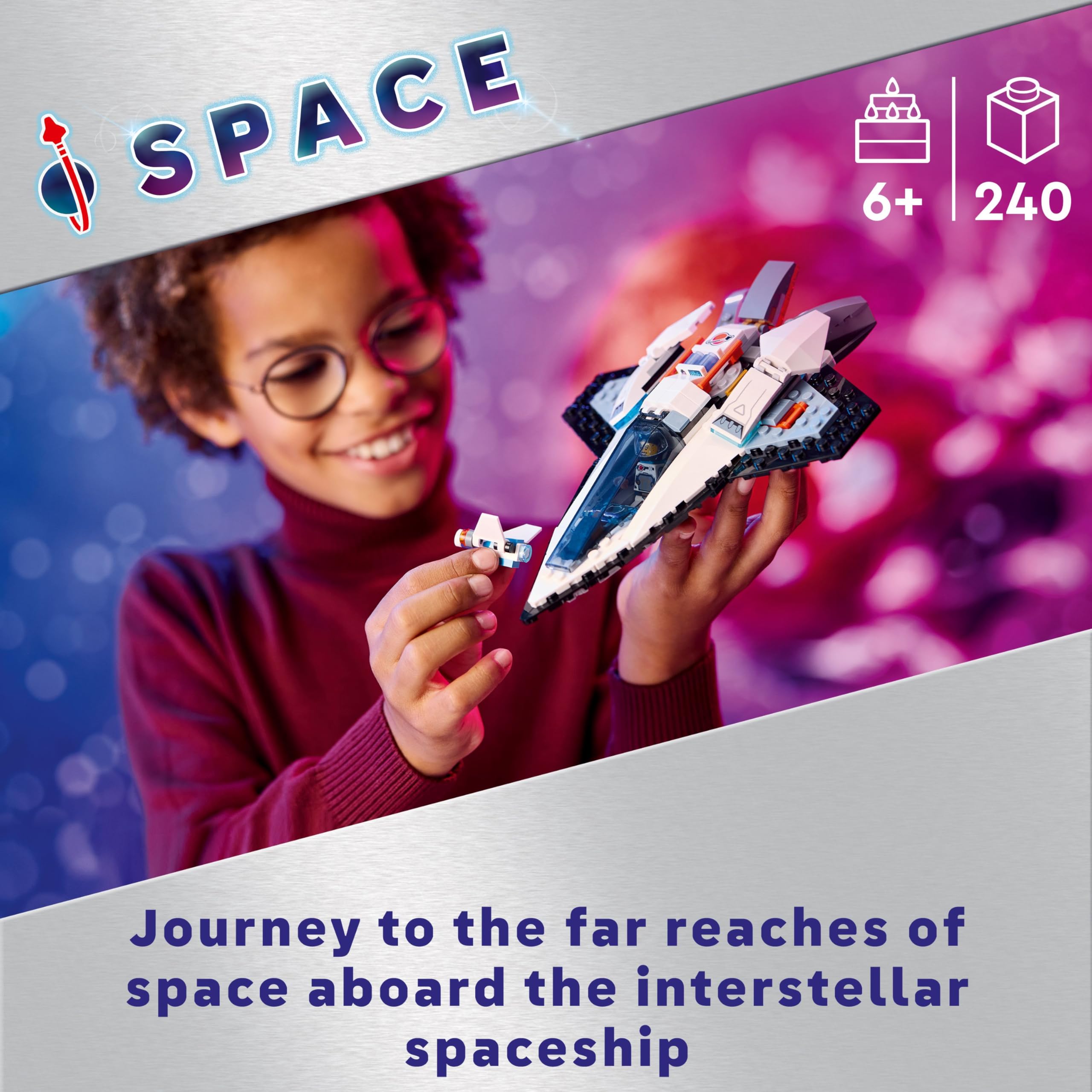 LEGO City Interstellar Spaceship Toy Set - Building & Space Adventure Playset for Ages 6+ 9