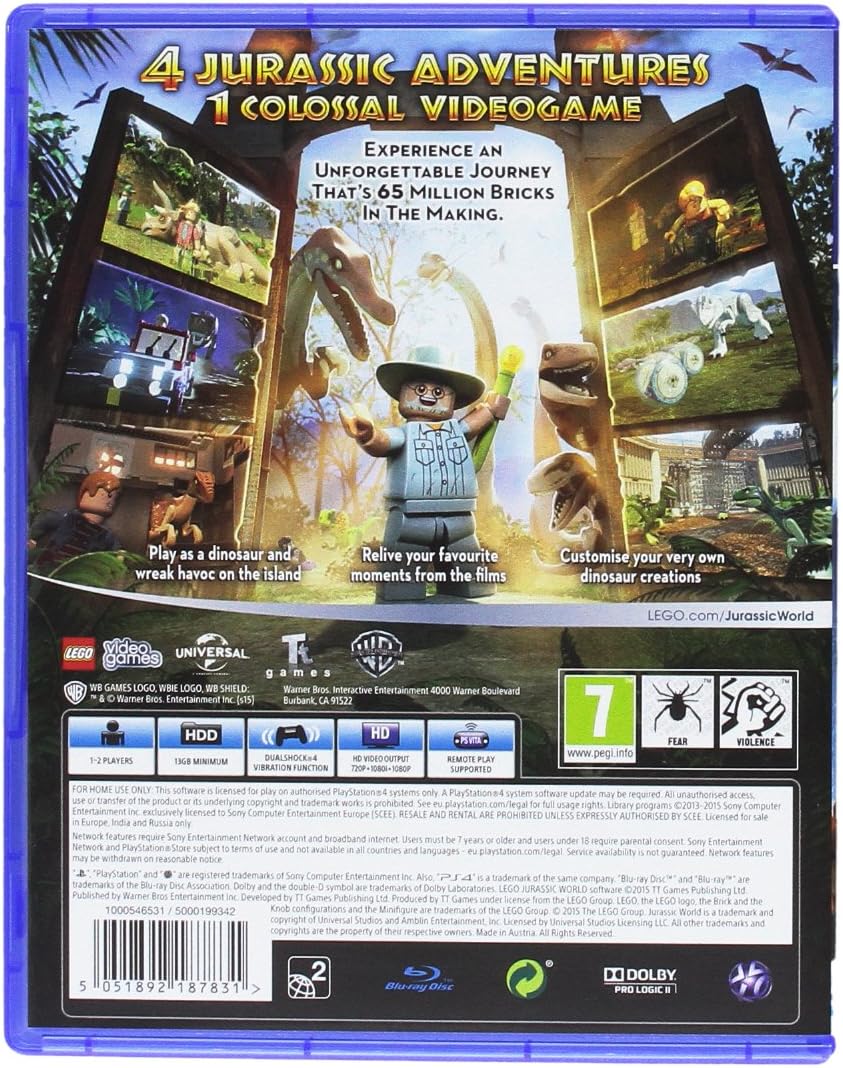 LEGO Jurassic World - PlayStation 4 3