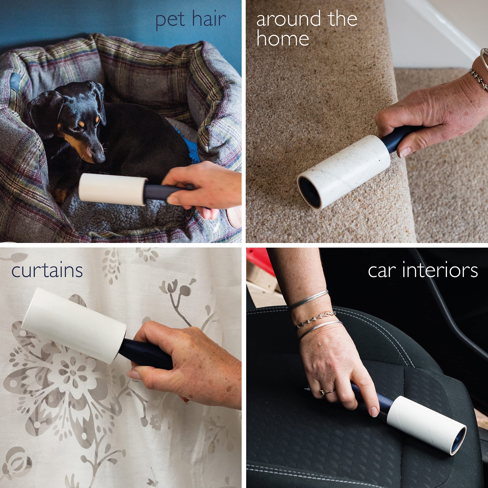 KORBOND Lint Roller Refills - 252 Sheets | 12 Refill Rolls | Pet Hair & Lint Removal 3