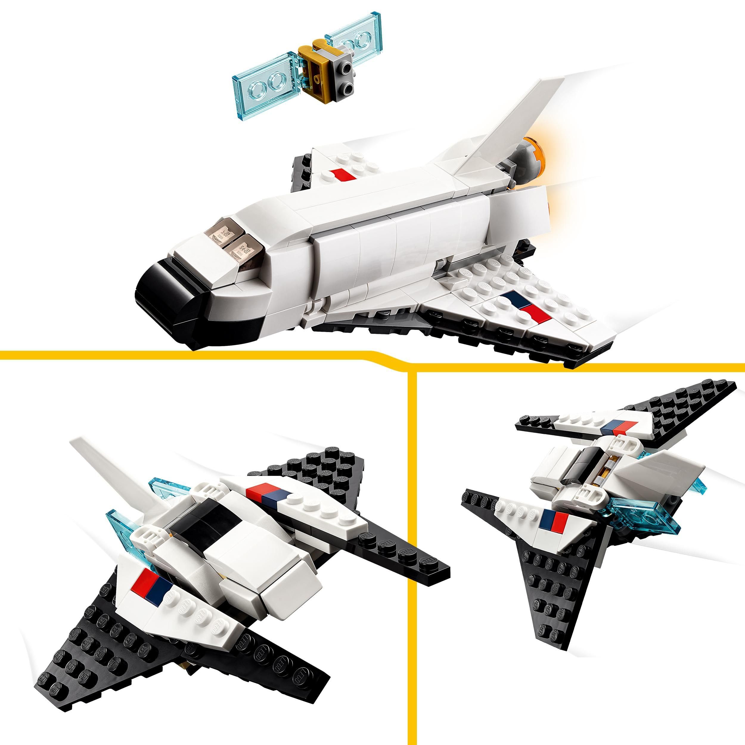 LEGO Creator 31134 Space Shuttle to Astronaut Figure to Spaceship Building Set | Ages 6+ 3