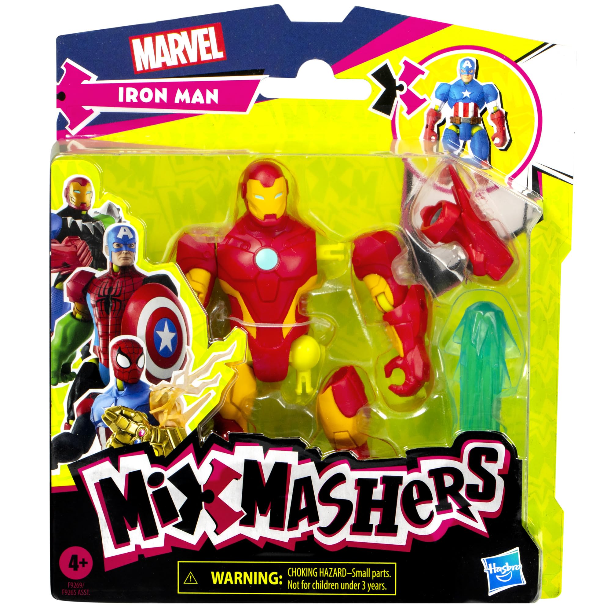 Marvel Press MixMashers Iron Man Action Figure - 5-inch Scale, Mix & Match Parts | Ages 4+ 2