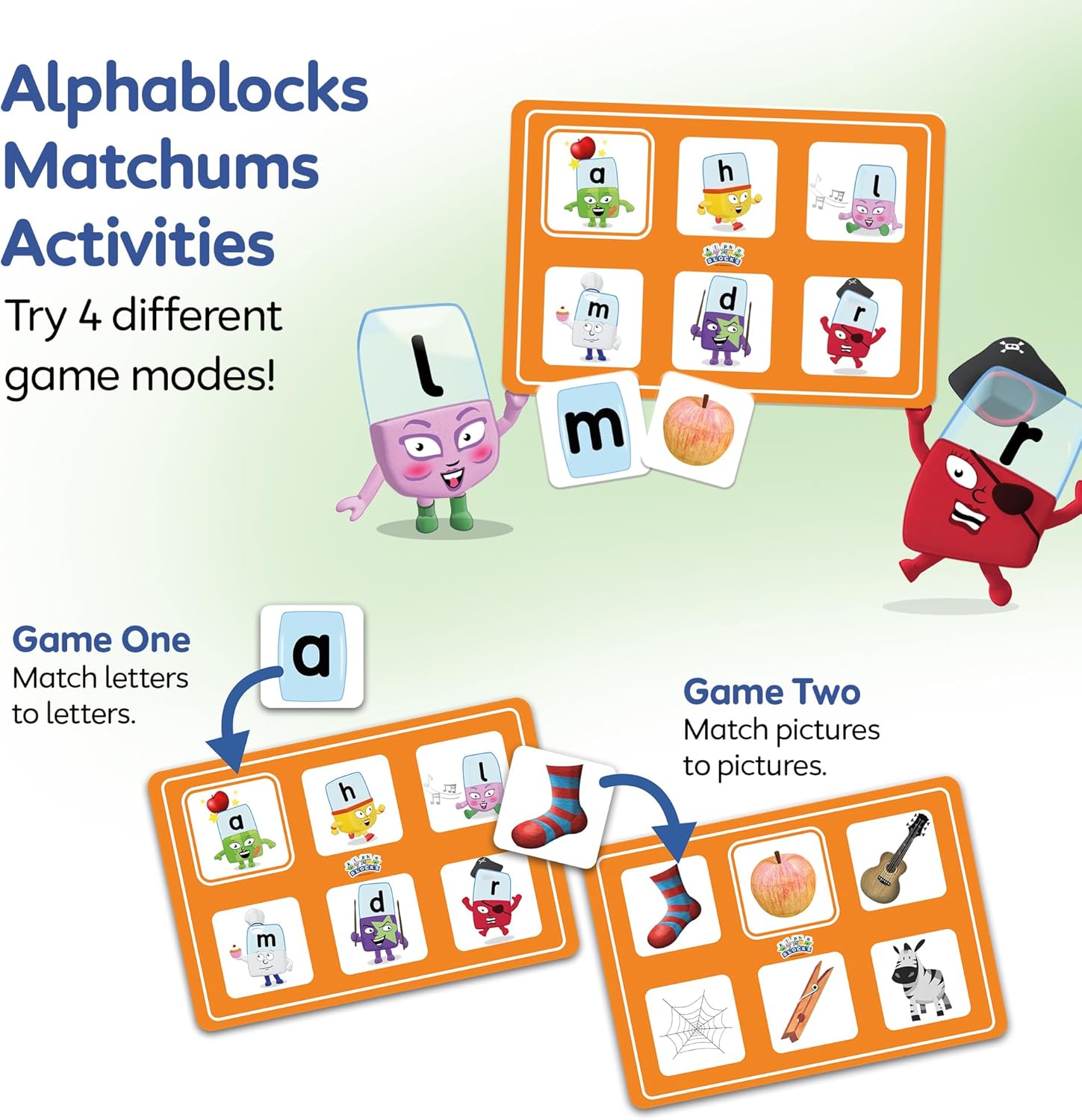 Alphablocks Matchums Learning Game - Match Letter and Picture Cards for Early Literacy 8