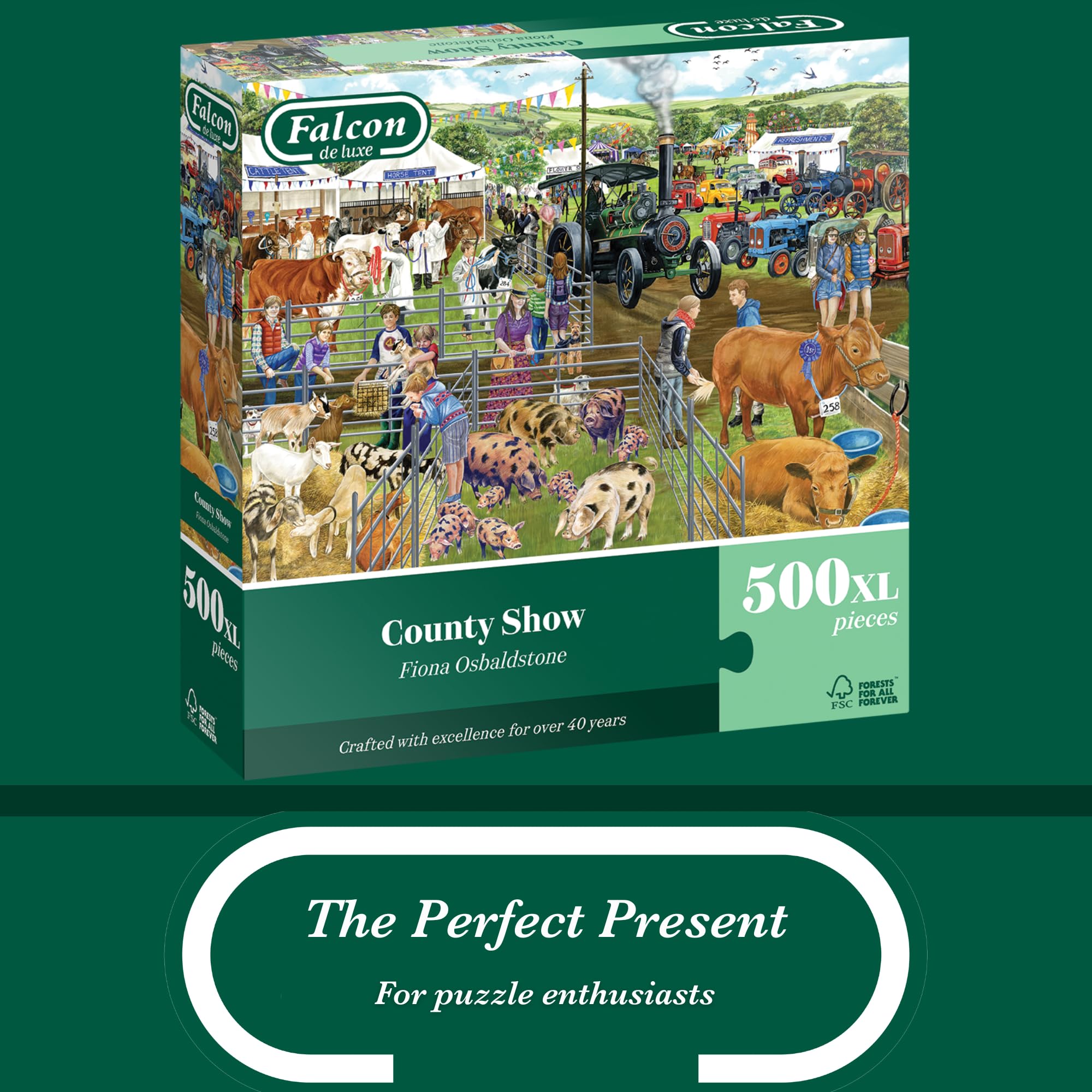 Falcon - County Show 500 XL Piece Jigsaw Puzzle for Adults