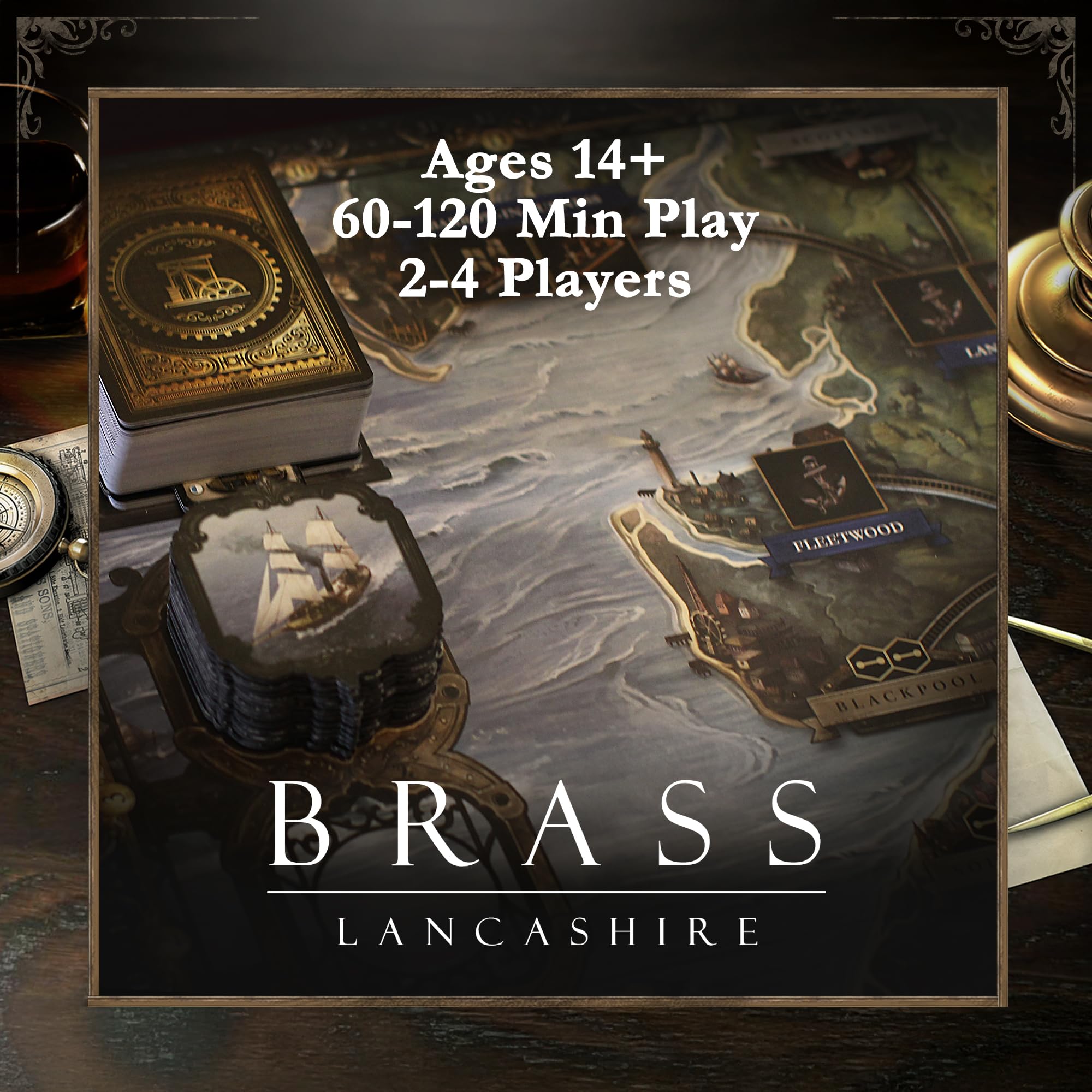 Roxley Games Brass Lancashire Board Game 4