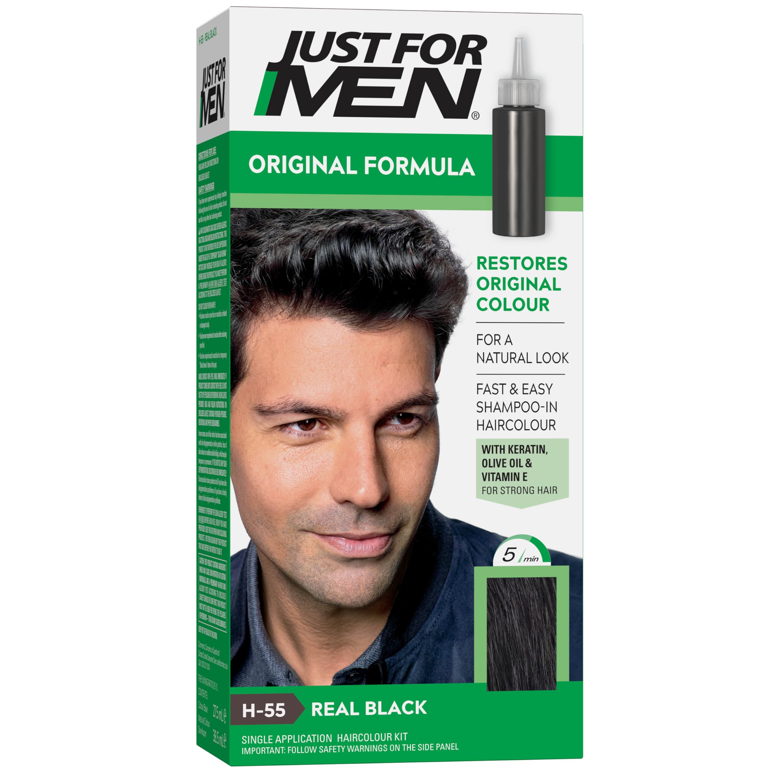 Just For Men Original Formula Real Black Hair Dye - H55