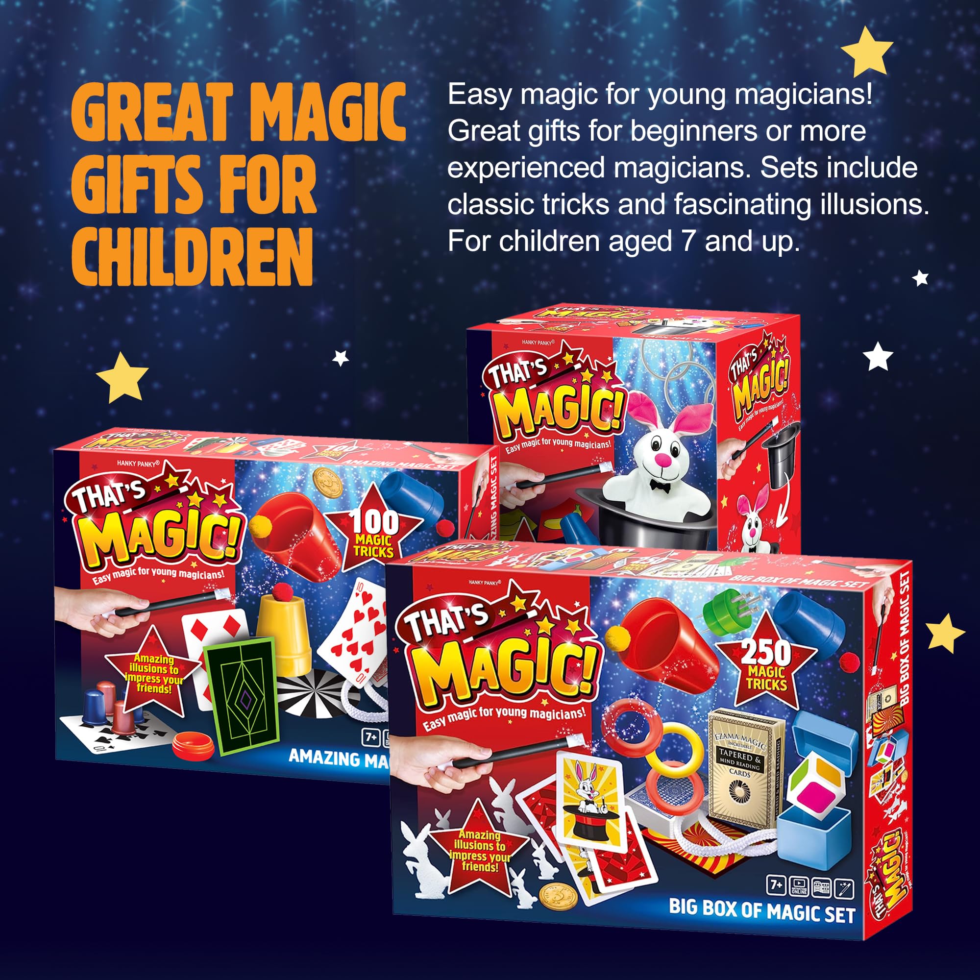 Hanky Panky That's Magic Amazing Magic Set - 100 Easy Tricks | Ages 7+ 6