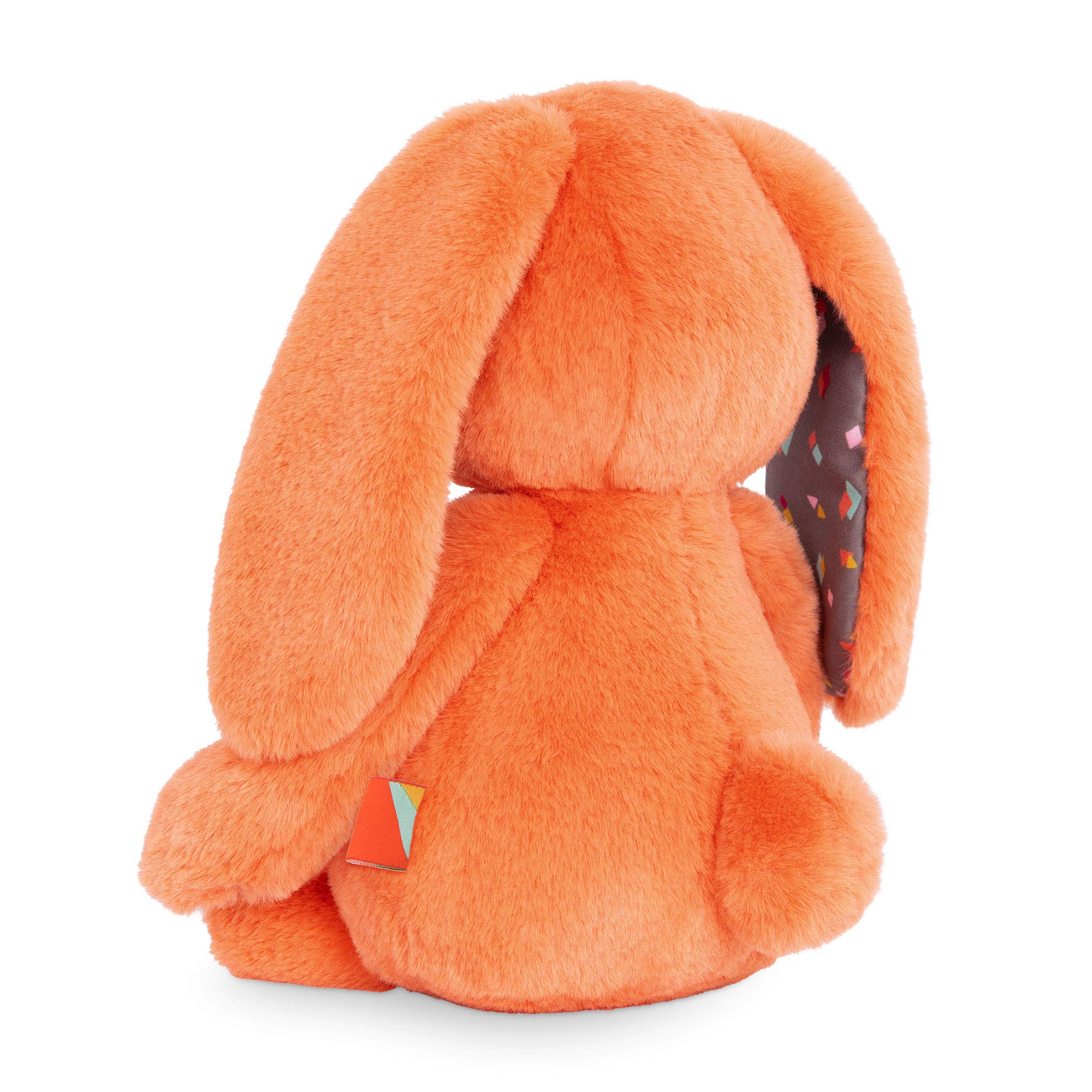 B. Toys Plush Bunny - Super Soft Stuffed Animal - Coral Orange - 0 Months+ 5