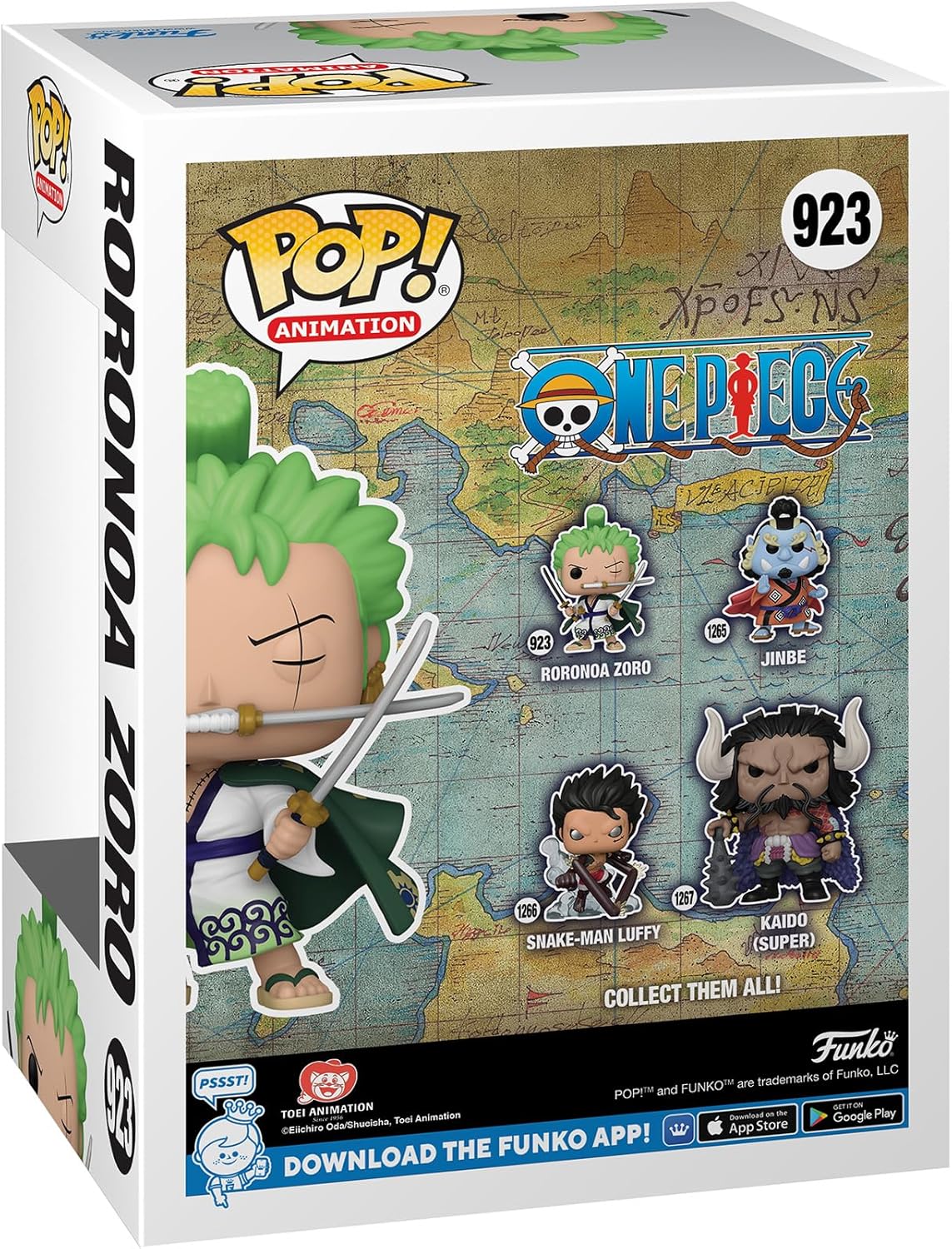 Funko Pop! Animation: One Piece - Roronoa Zoro Vinyl Figure 7