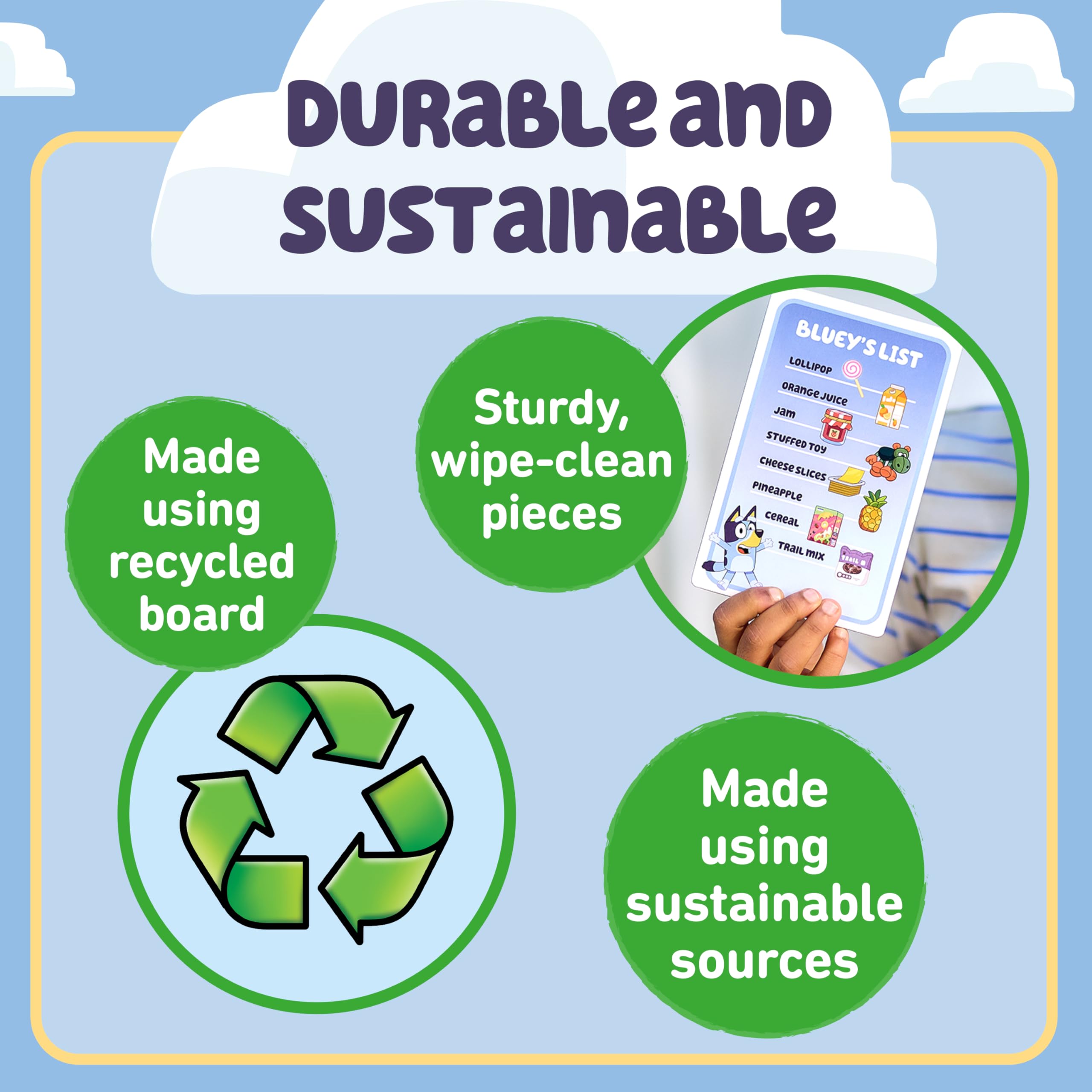 Orchard Toys Official Bluey Shopping List Matching and Memory Game 5