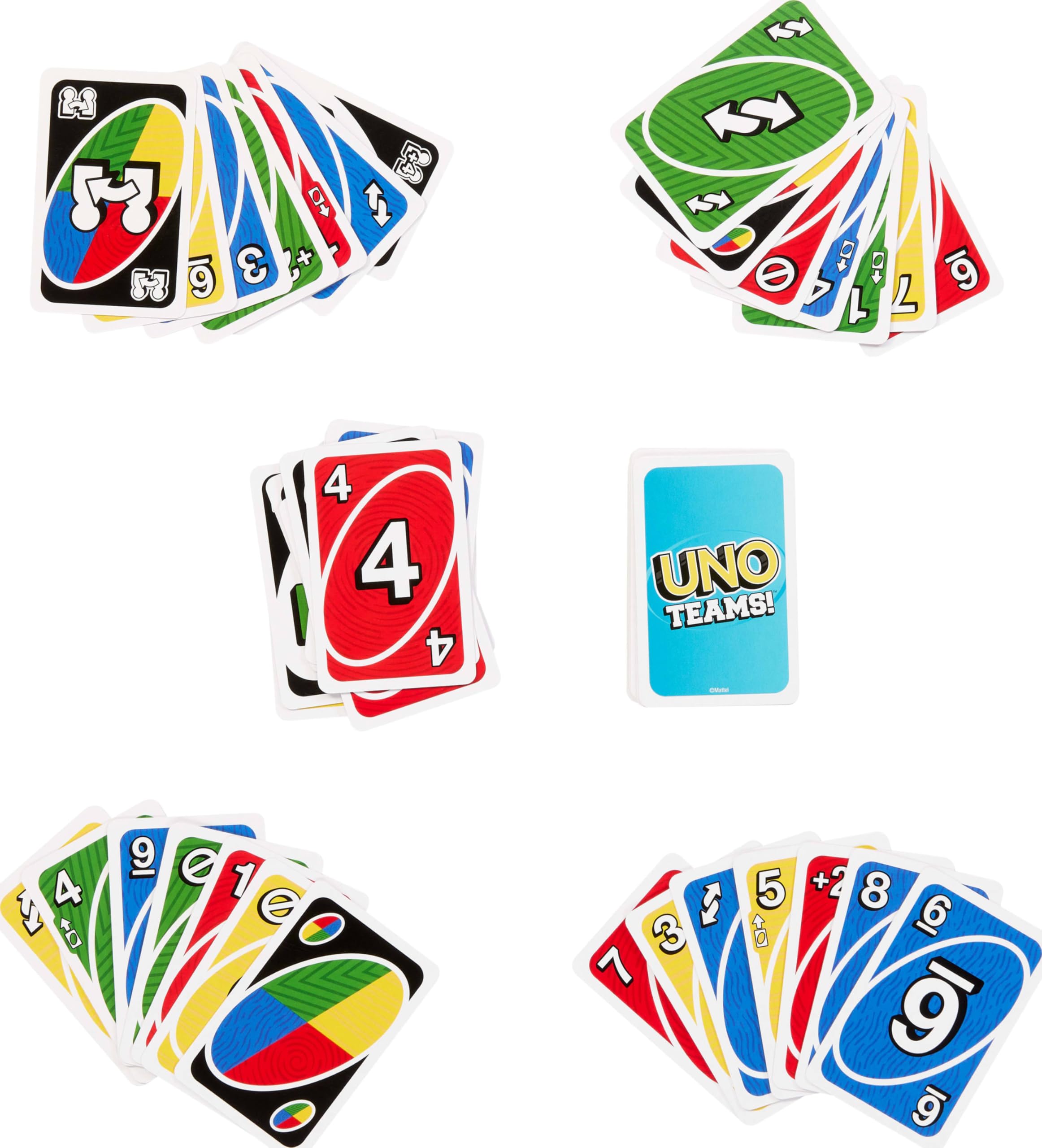 Mattel Games UNO Teams Card Game for Family & Party Nights 4