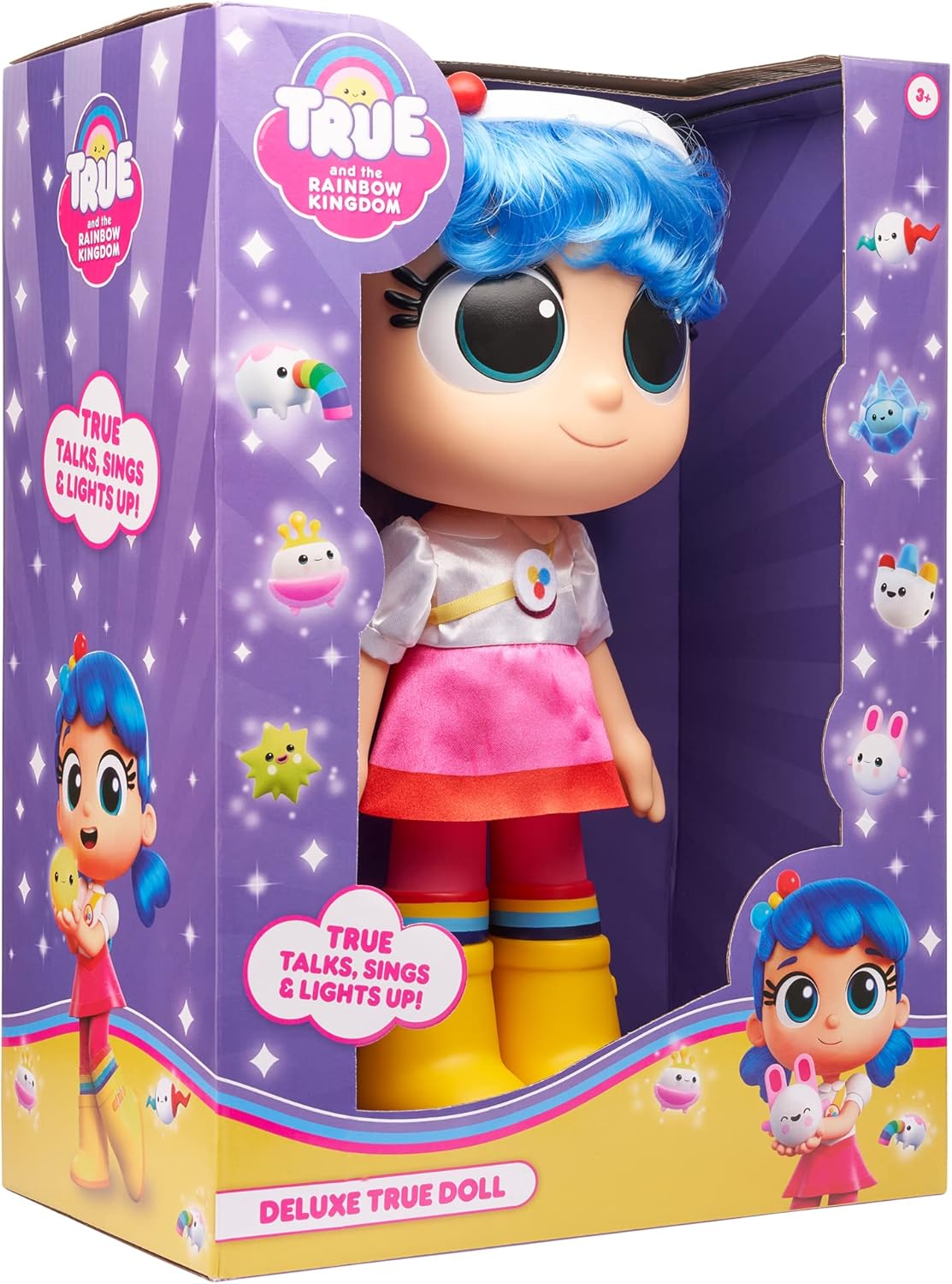 True and The Rainbow Kingdom Talking Doll with LED Lights & Sounds - 30cm Interactive Musical Toy 5