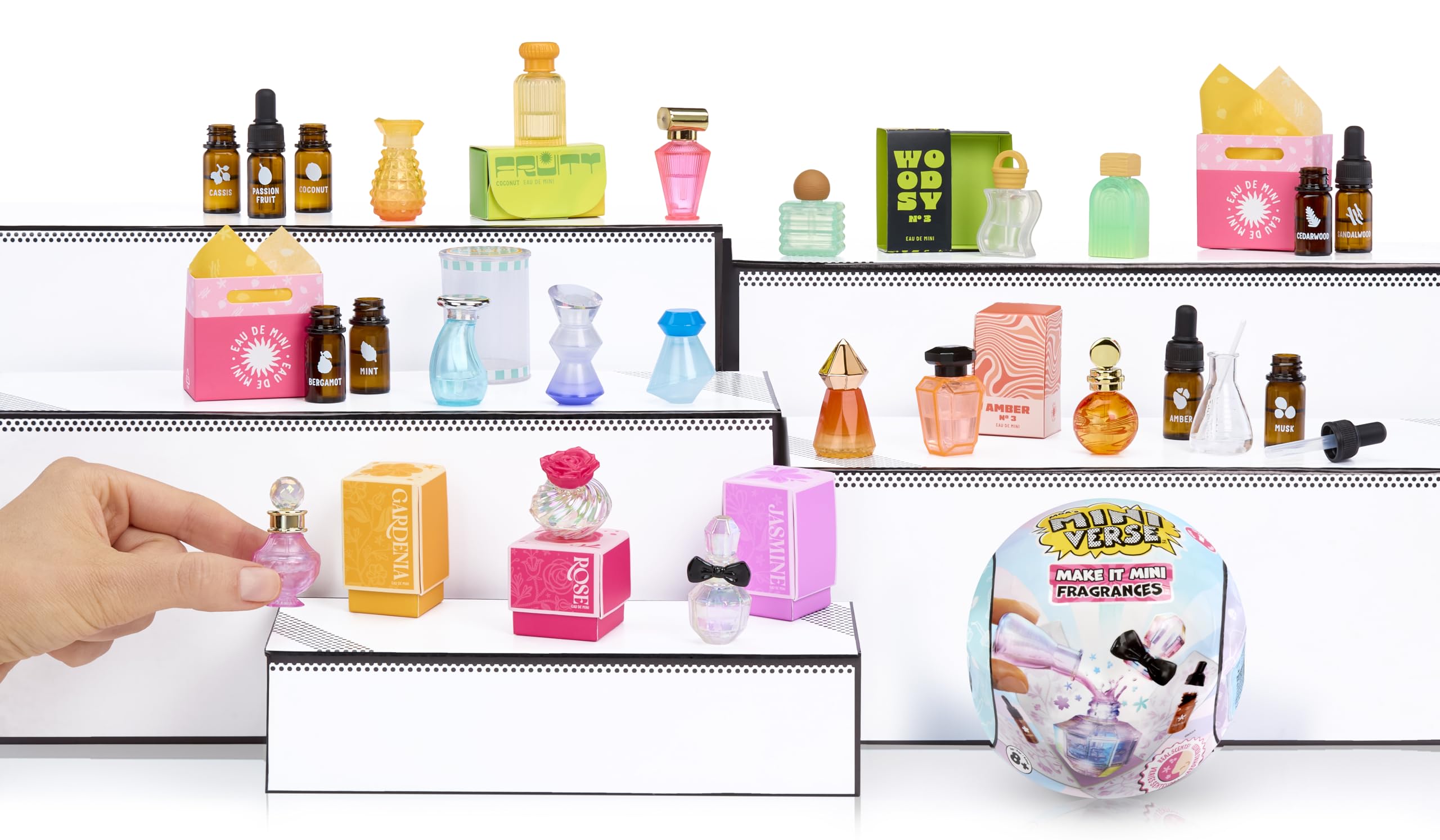 MGA's Miniverse Make It Mini Fragrances - Mini Collectible Scent Kit (Pink) 9