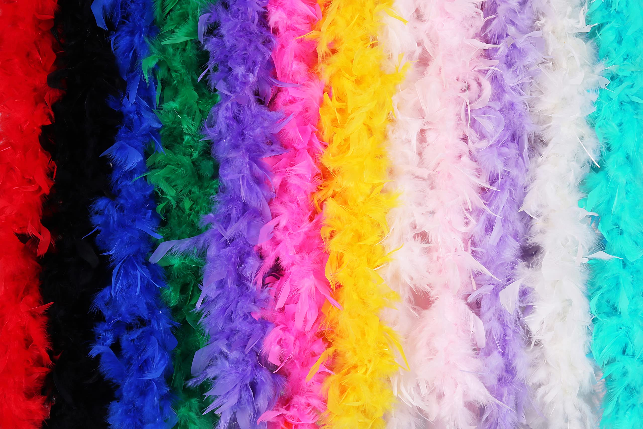 Trimits Marabou Feather Boa 1.8m - White Fluffy Costume Accessory for Festivals, Pride, Weddings & Decor 5