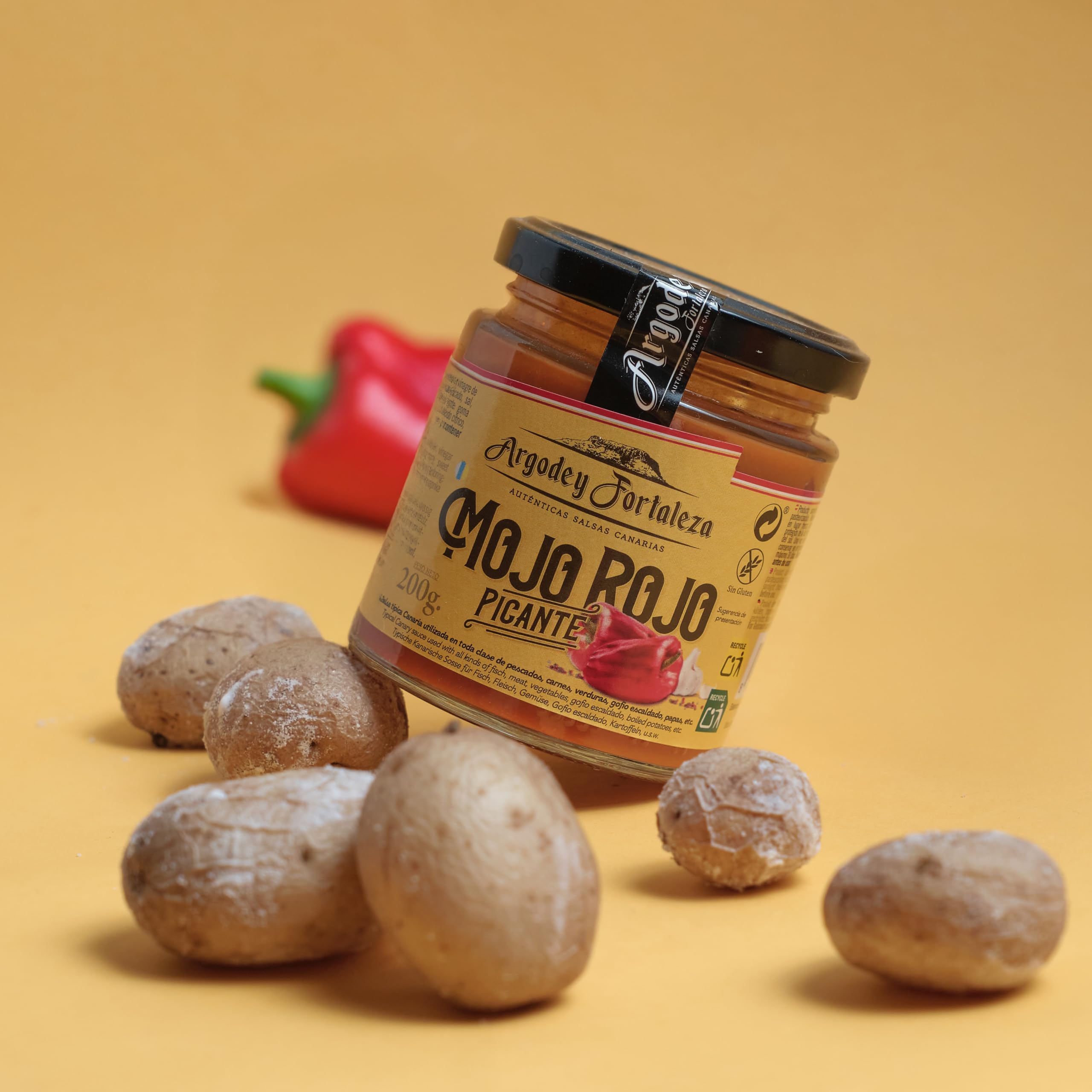 Argodey Fortaleza Spicy Red Mojo - Authentic Canarian Recipe | 200g