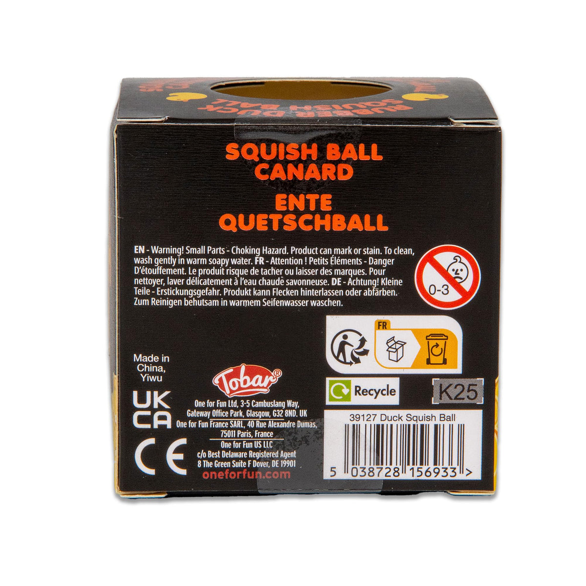 SCRUNCHEMS Duck Squish Ball - Sensory Fidget Toy, 3+