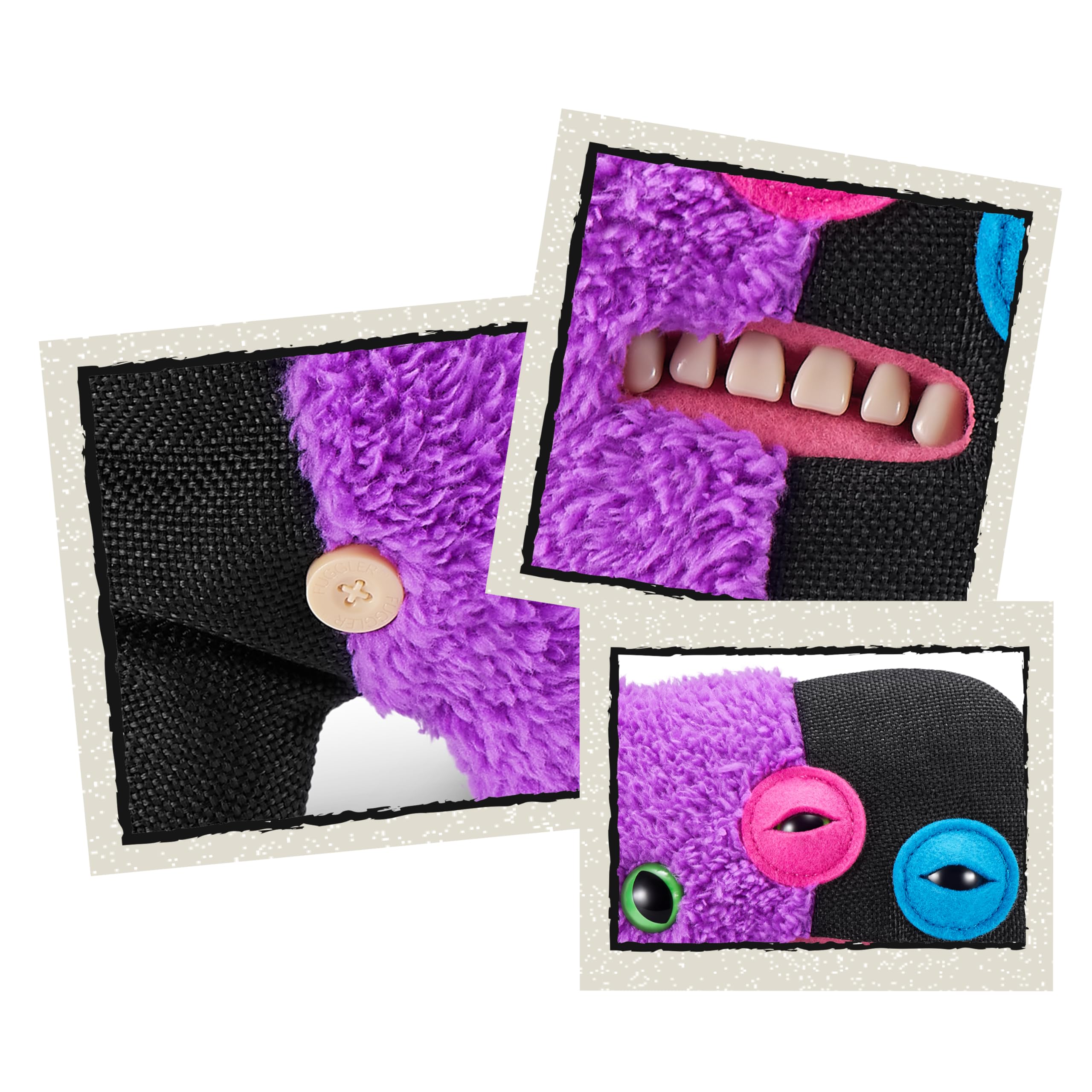 Fuggler Misfit Monsters 9-inch Series 1 - Reekalien Purple & Black Plush Toy by ZURU 5