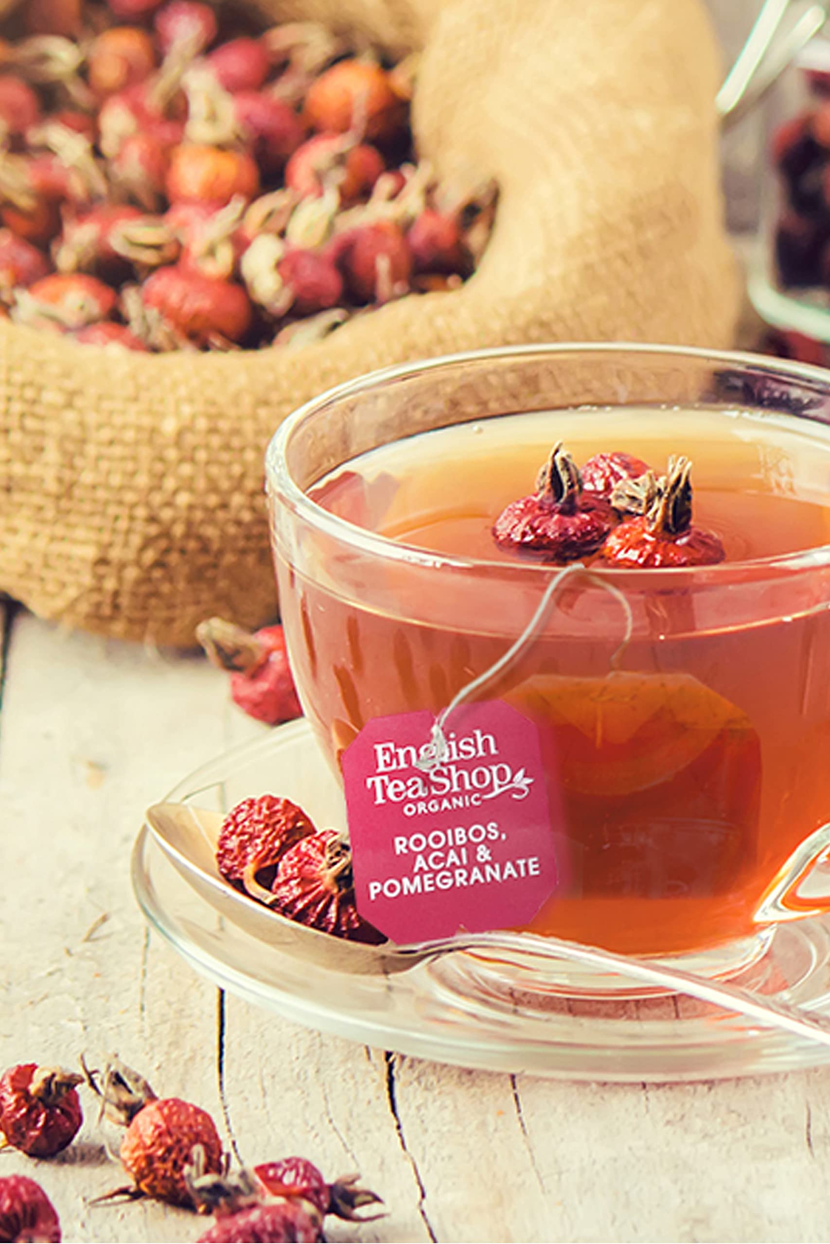 English Tea Shop Super Tea Prism Collection - 12 Fairtrade Organic Pyramid Tea Bags in 6 Flavours 3