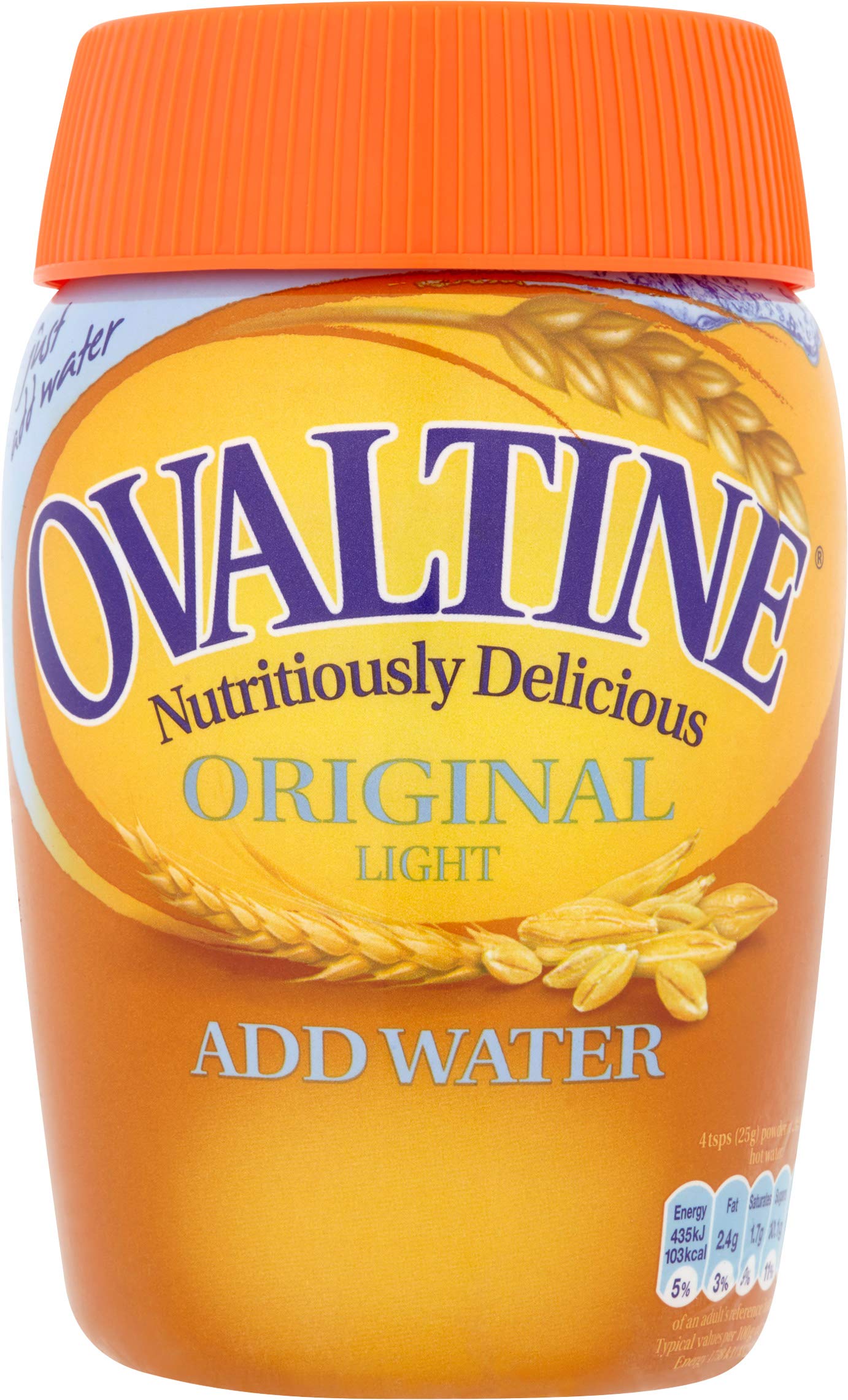 Ovaltine Original Light Malted Drink Powder - Low Fat, Source of Iron & Vitamins 1