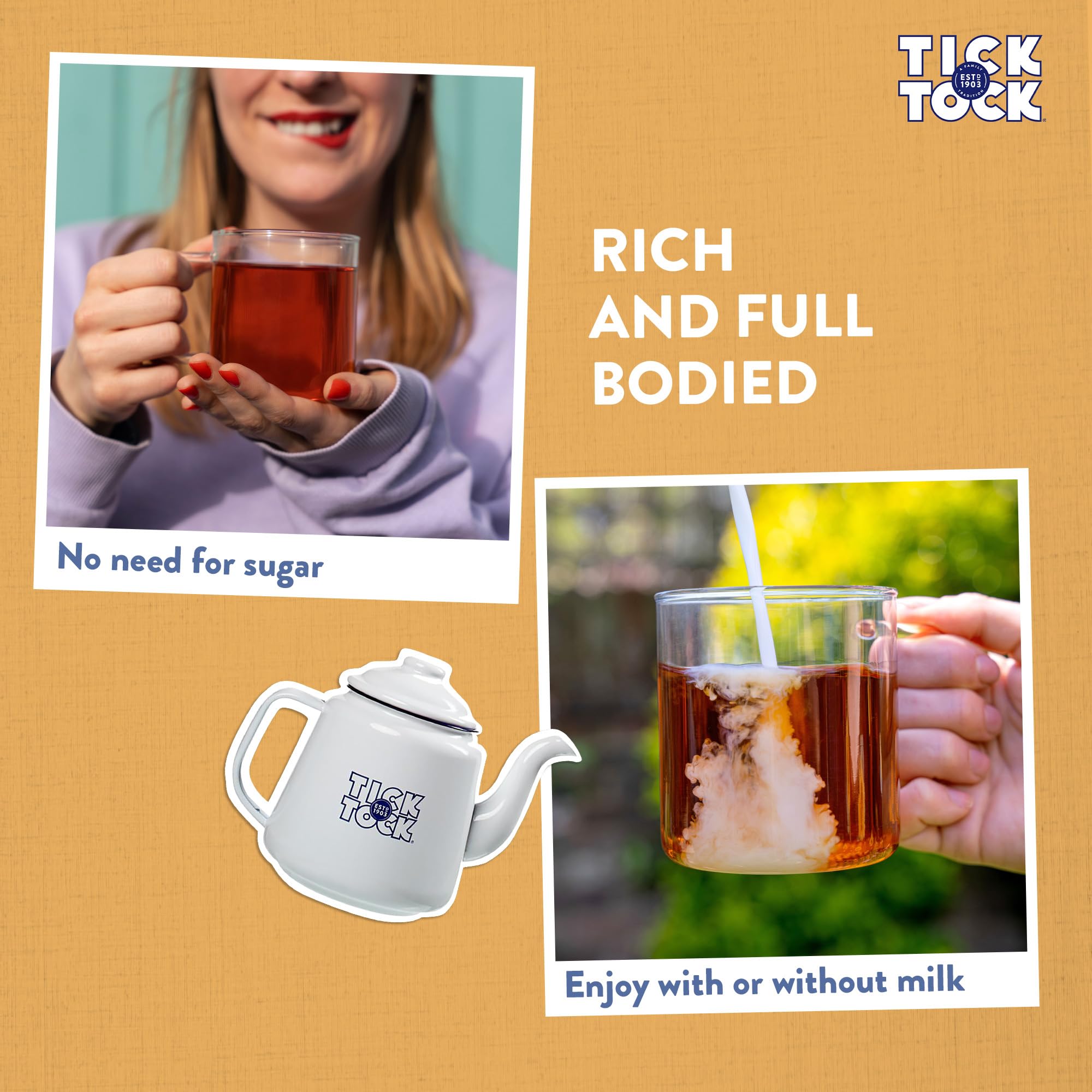 Tick Tock Earl Grey Rooibos Tea - Naturally Decaf Tea Bags 5