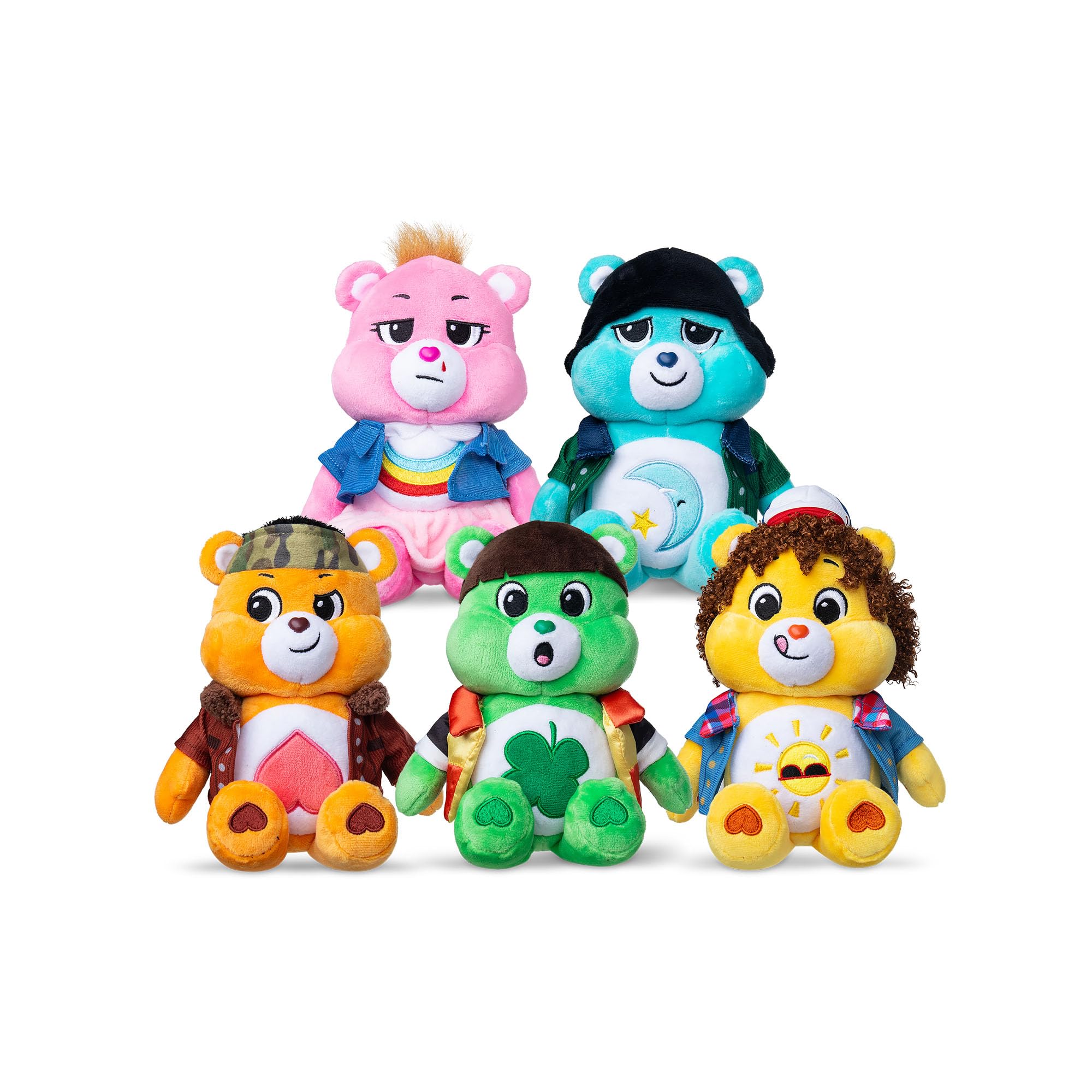 Care Bears Bedtime Bear as Mike Plush Toy - 22 cm Crossover | Stranger Things Edition 3