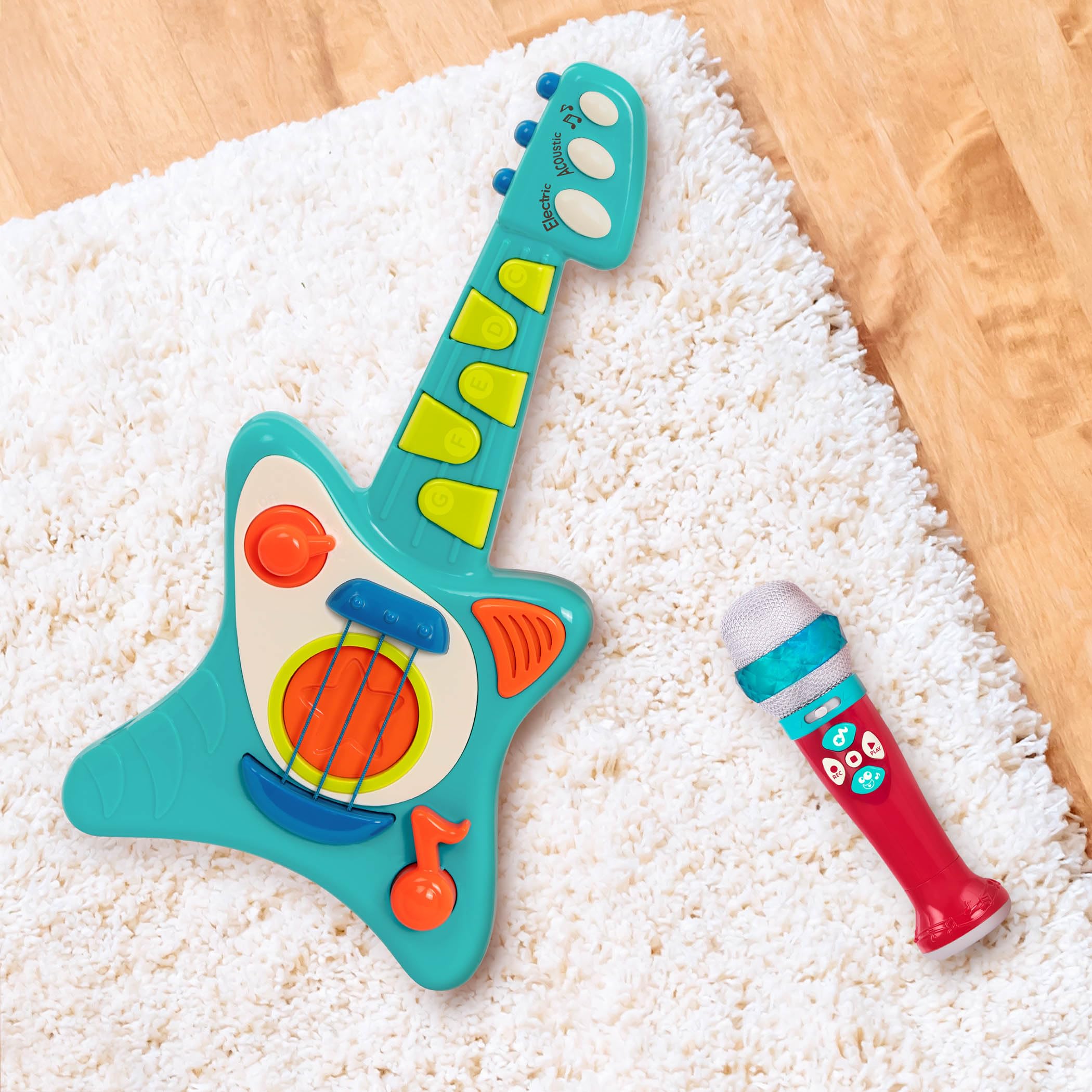 Battat Lil' Rocker's Toy Guitar - Musical Instrument for Toddlers 2 Years and Up 8