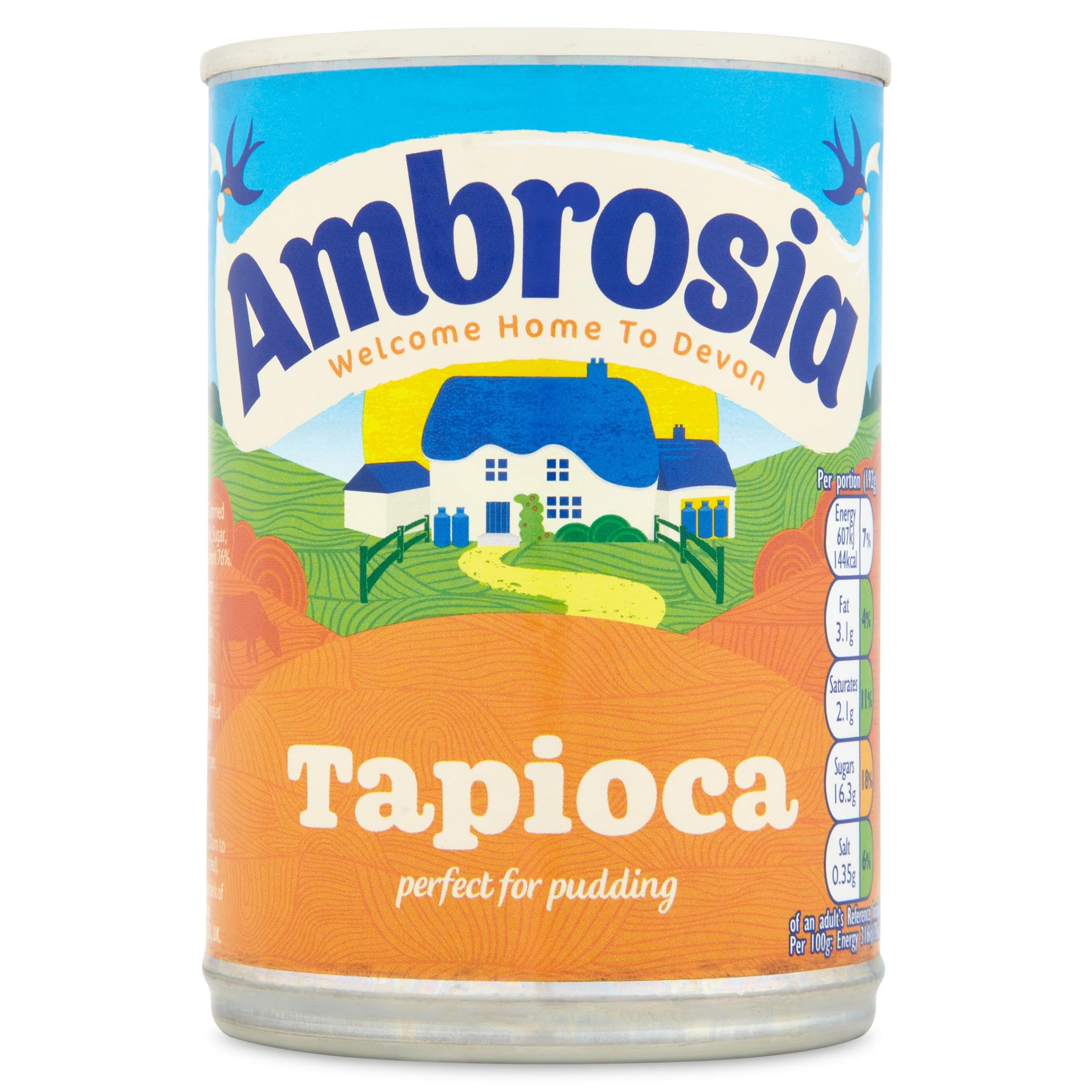 Ambrosia - Creamy Tapioca Pudding, 385g Can 8