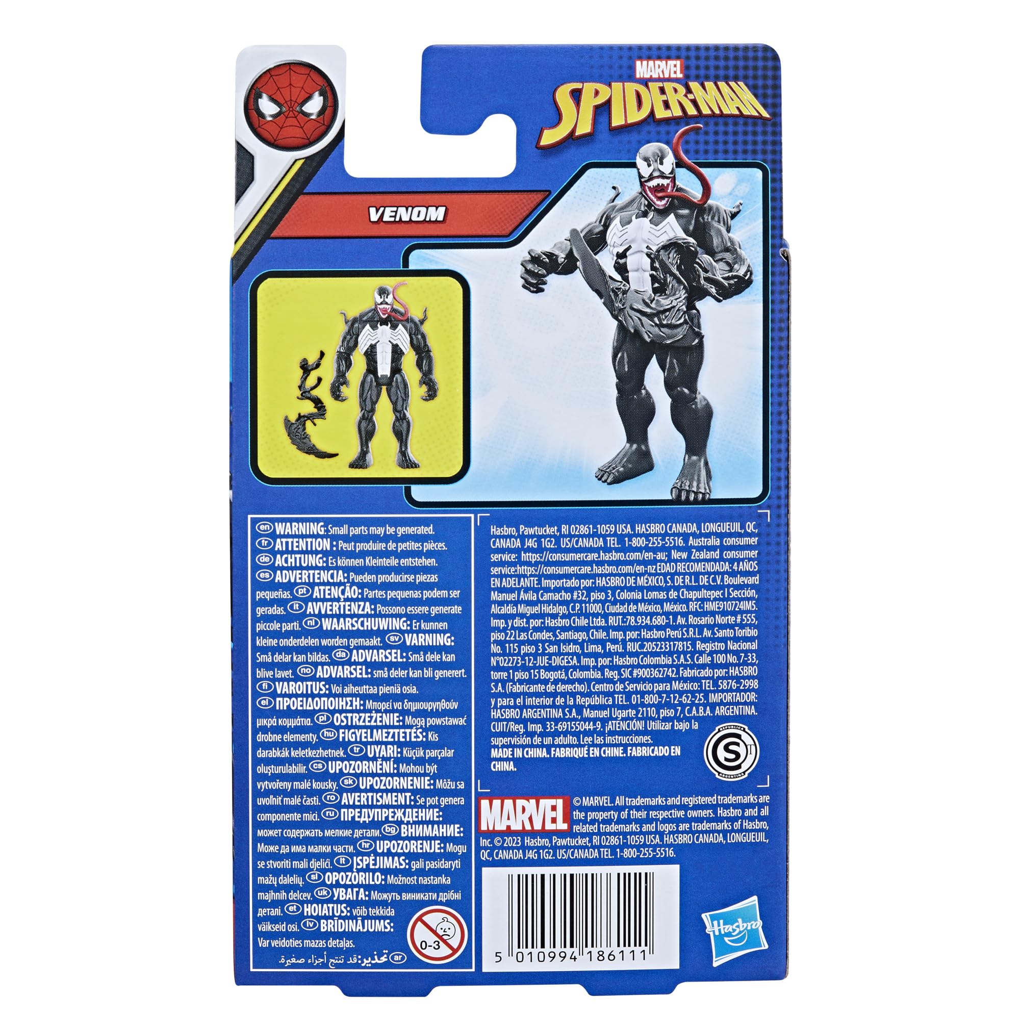 Marvel Spider-Man Epic Hero Series Venom 10 cm Action Figure - Poseable with Accessory 3