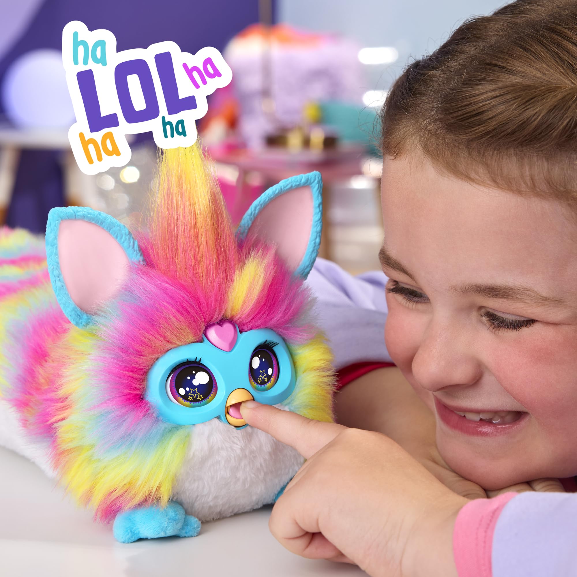 DJ Furby Interactive Plush Toy - Music, Lights & 5 Modes for Kids 6+ 8