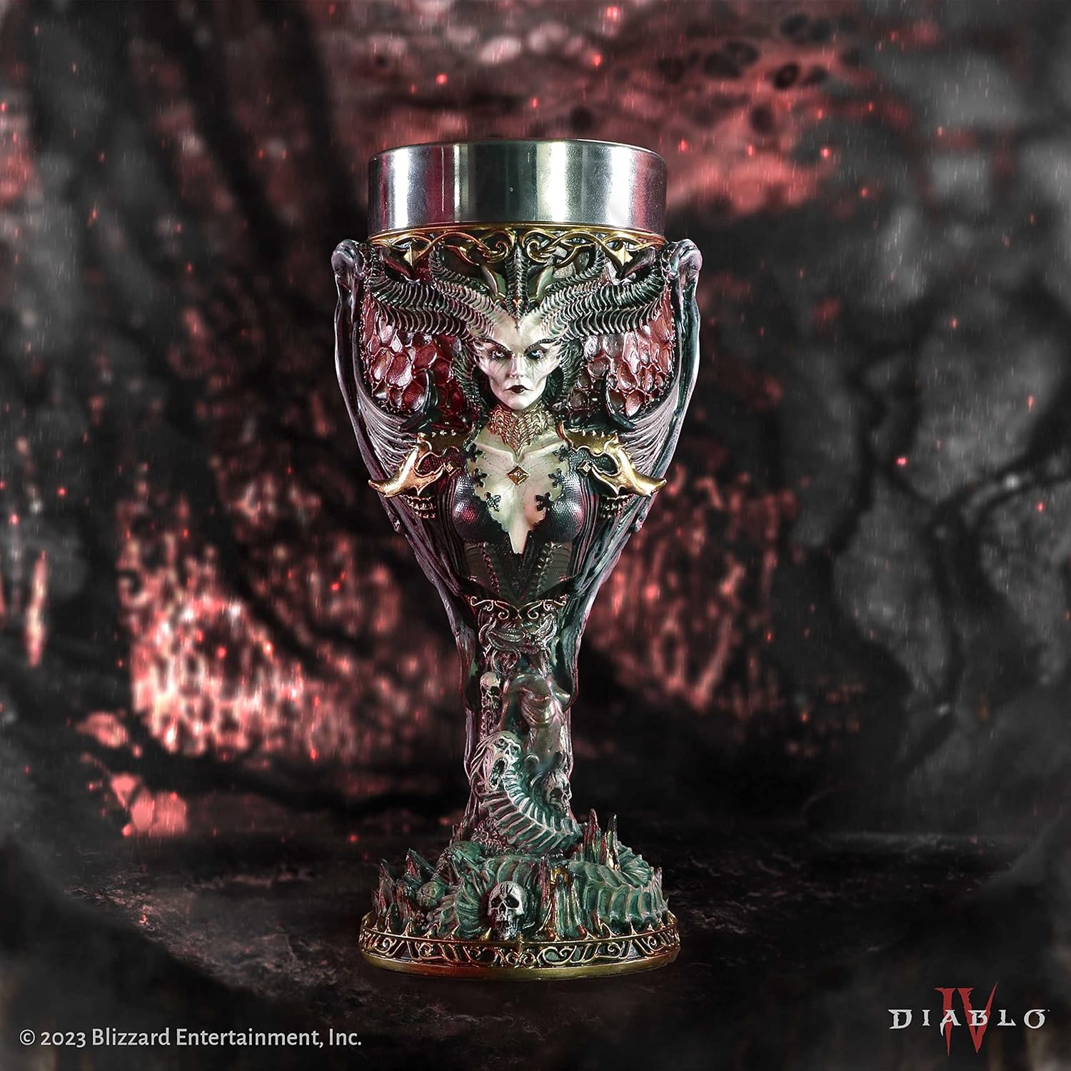 Nemesis Now Diablo IV - Lilith Resin Goblet (B6442X3) 3