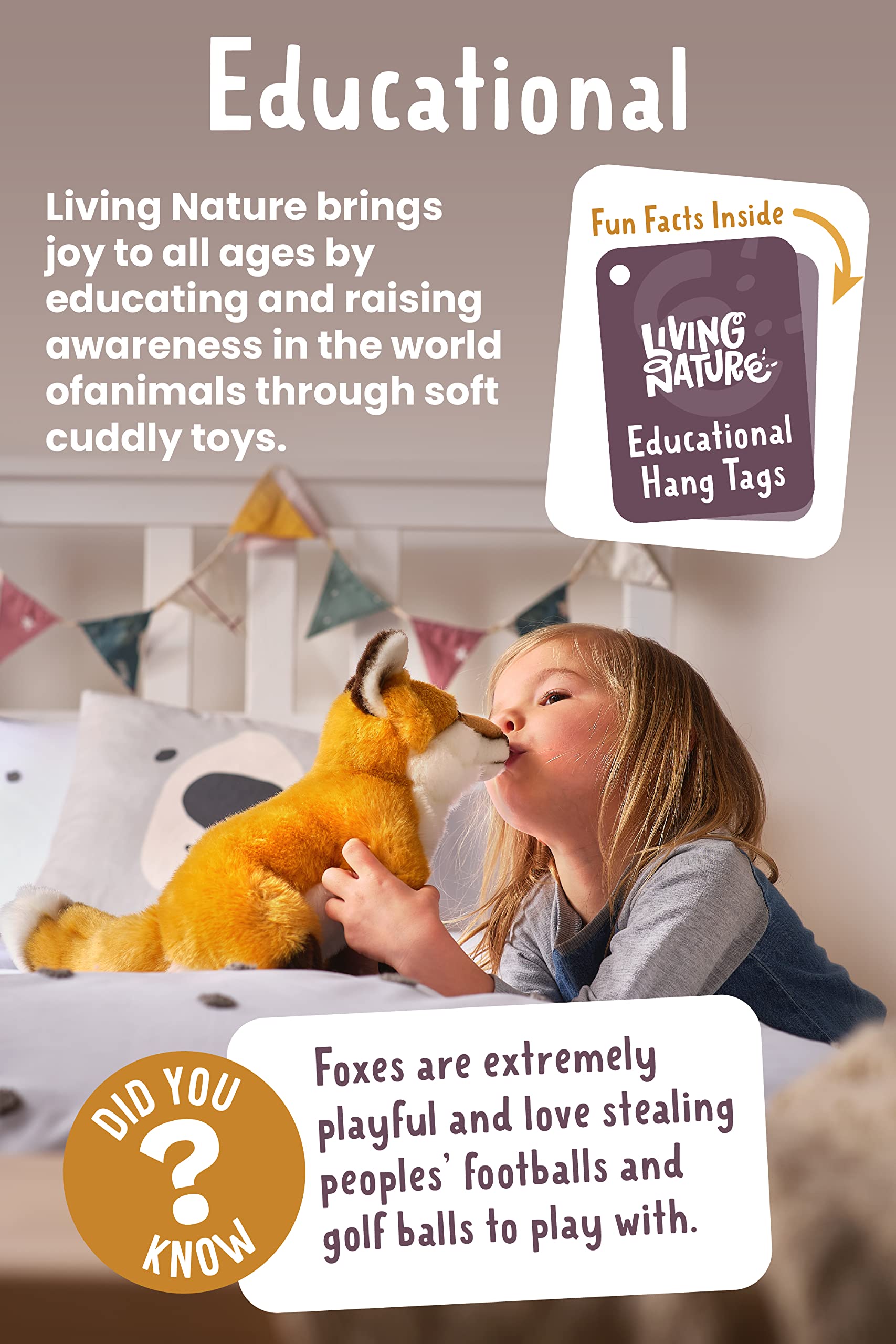 Living Nature German Shepherd Plush Toy - 20cm Realistic Soft Dog 9