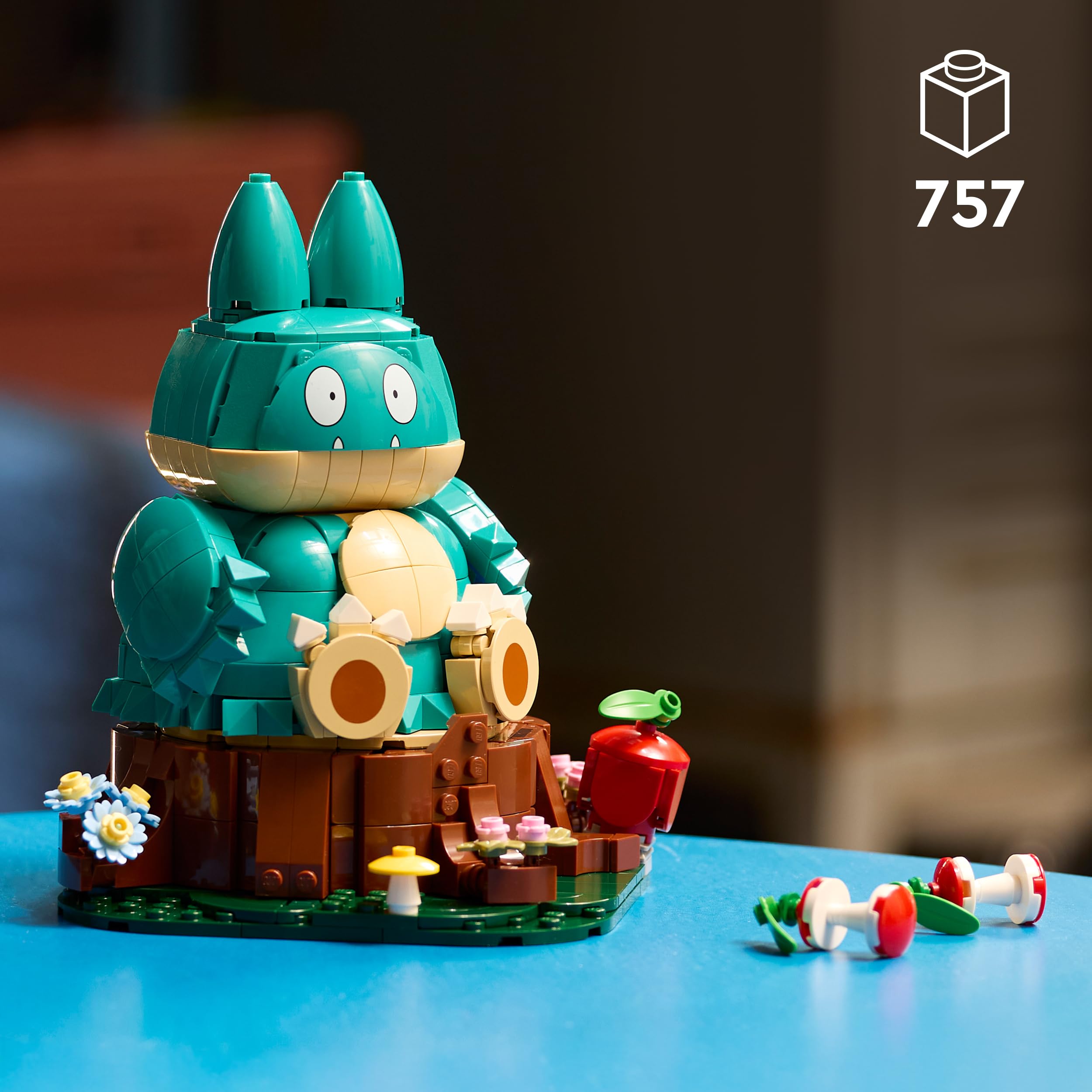 LEGO Pokémon Munchlax Building Set - Adult Model Kit | 18+ Age Range | 2026 Release