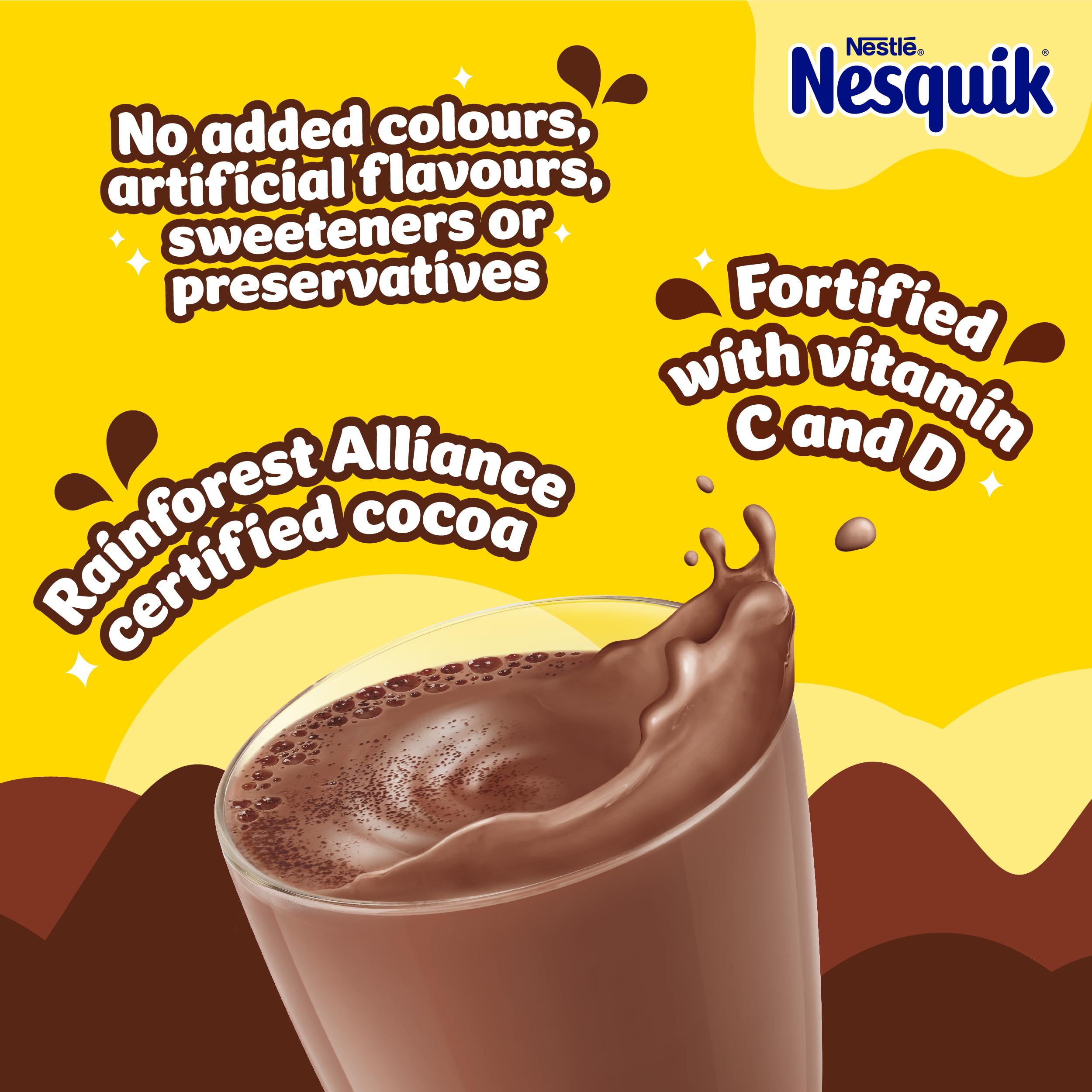 Nesquik - Chocolate Flavoured Milkshake Powder 1kg Tub 7
