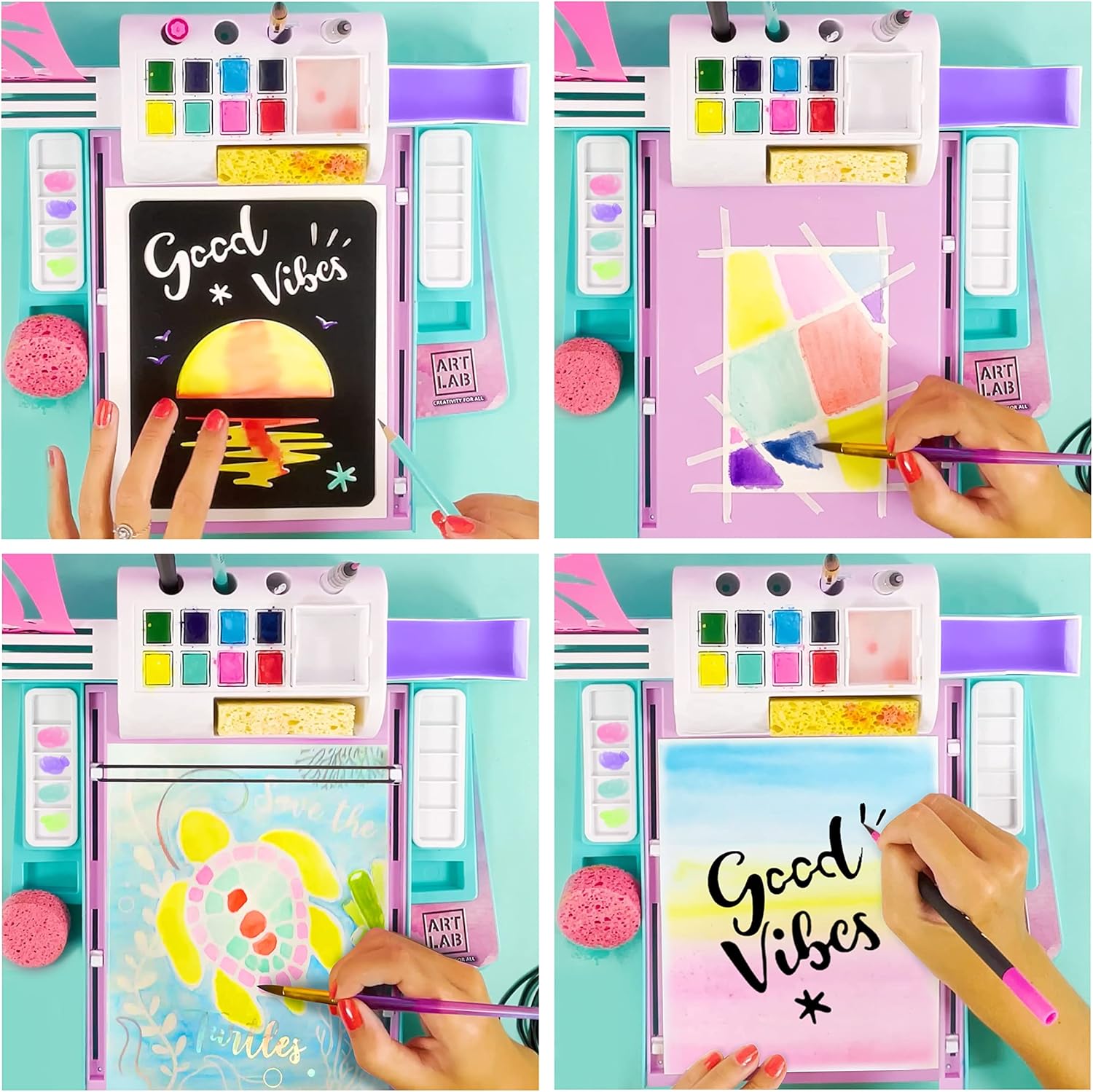 Art Lab ART 009 Watercolour Studio - Complete Art Set for Kids 6+ 12