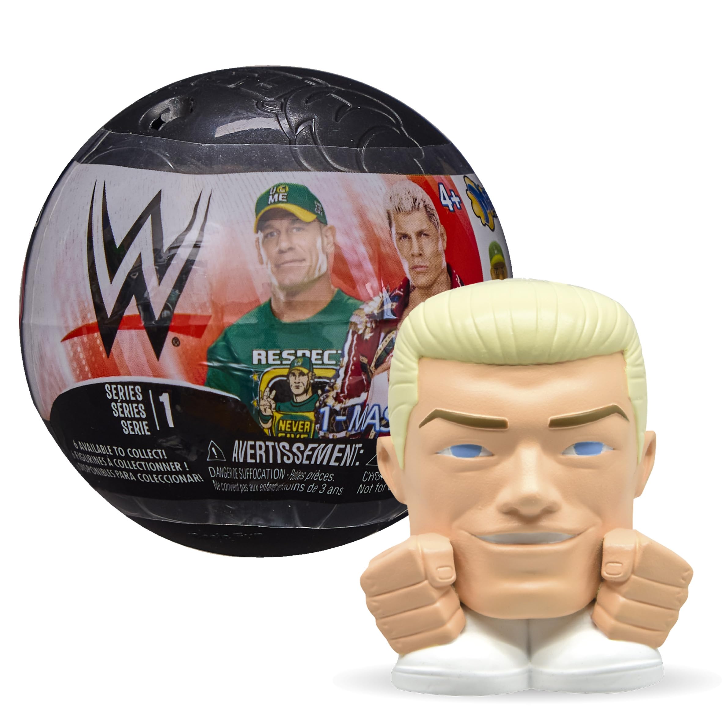 Mash'Ems WWE Squeeze Toy Figures | Collectable, Ages 4+ | 6 to Collect 1