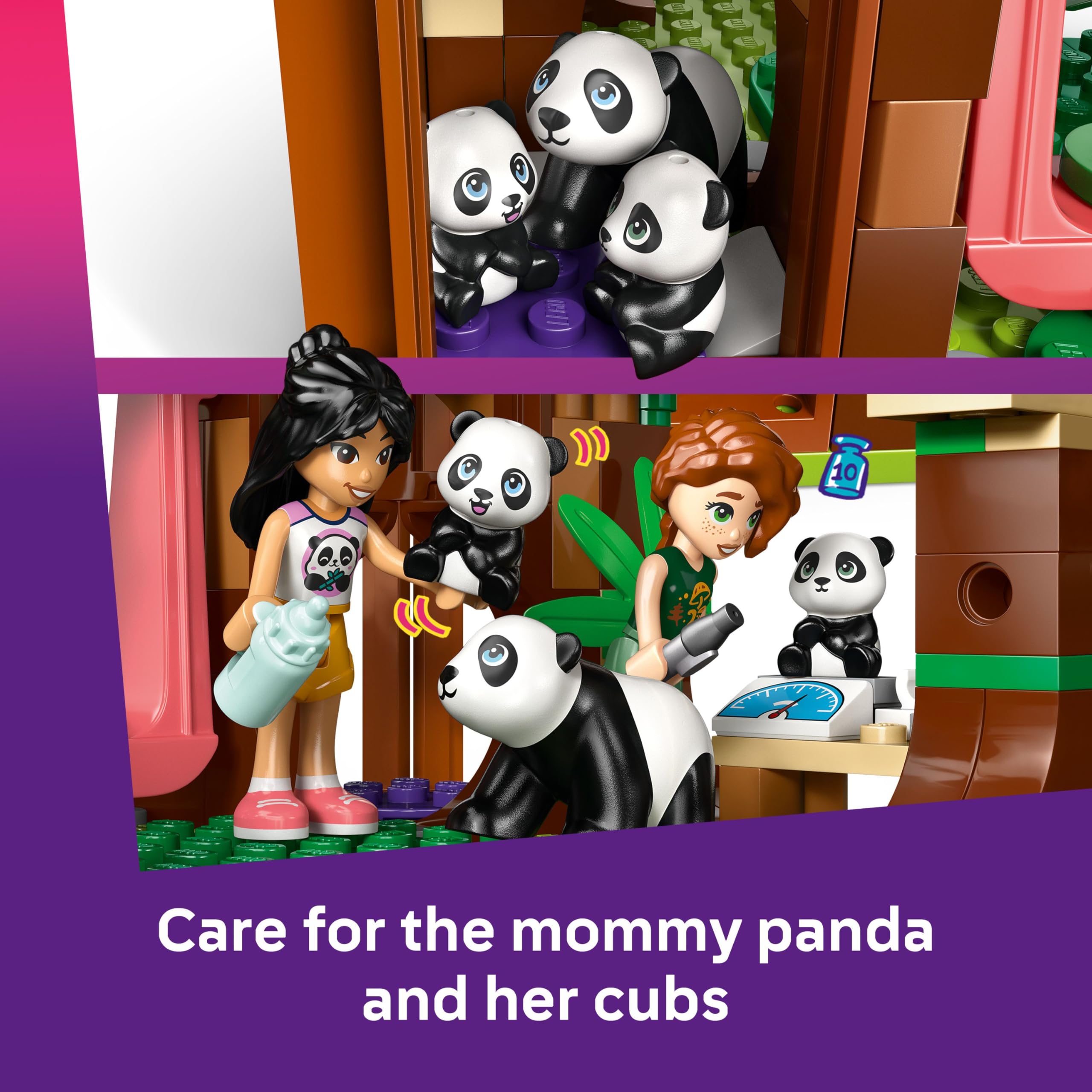 LEGO Friends Panda Sanctuary Animal Care Toy 42648 | Ages 7+ | Includes Tree House & Quad Bike 5