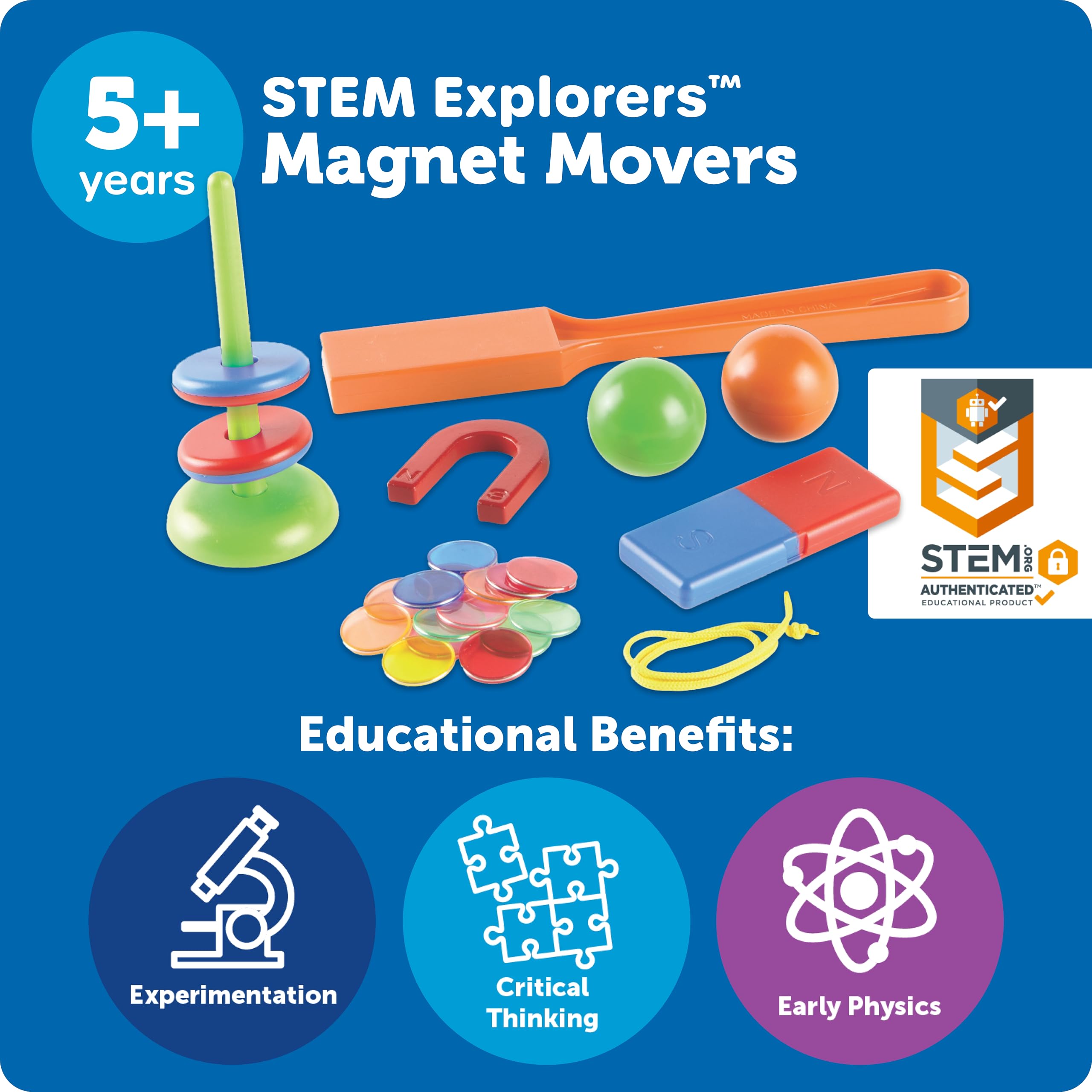 Learning Resources Magnet Movers STEM Explorers - Educational Magnet Science Kit for Ages 5+ 11