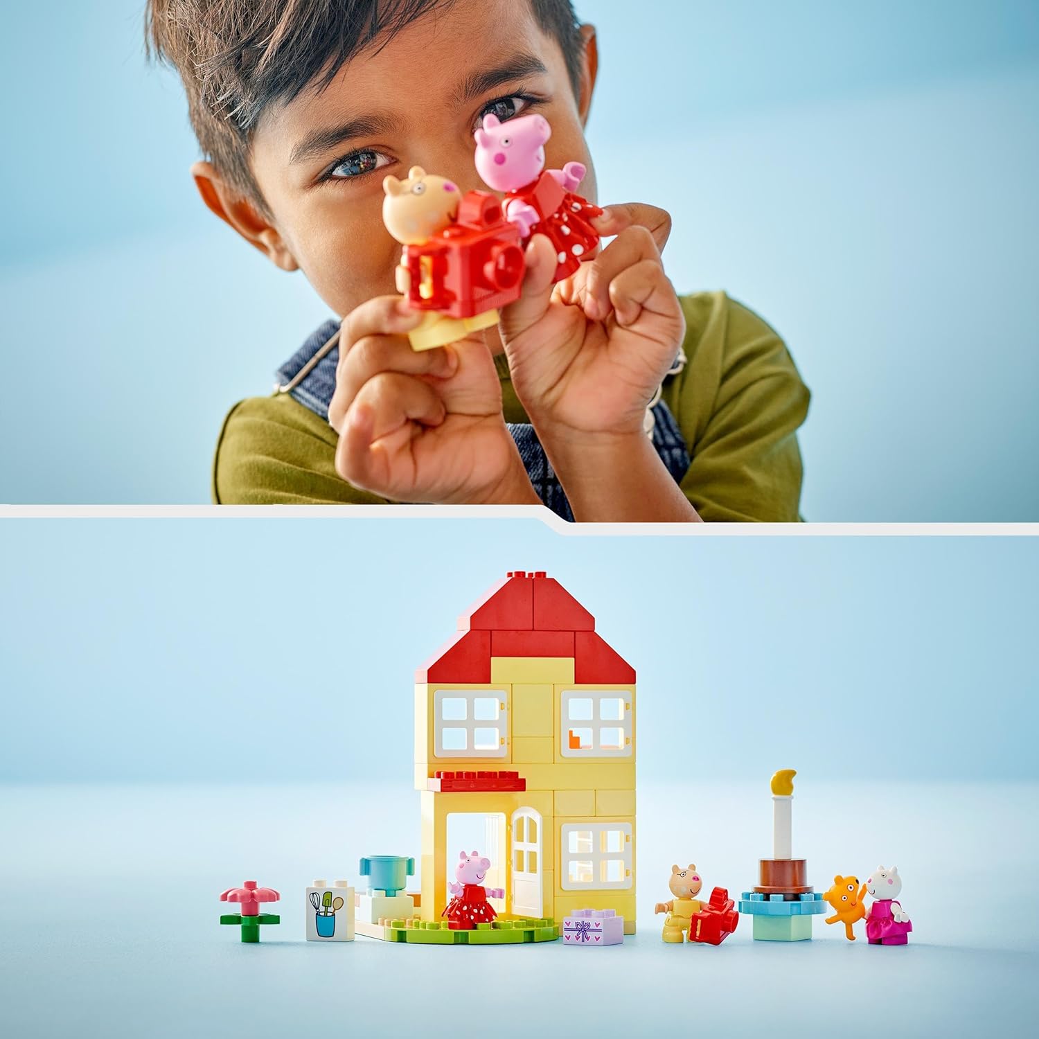 LEGO DUPLO Peppa Pig Birthday House Playset - Building Toy for 2+ Year Olds 5