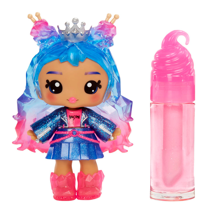 Yummiland Lip Gloss Doll - Roxie Crystal Candy - DIY Scented Lip Gloss Playset for Ages 3+