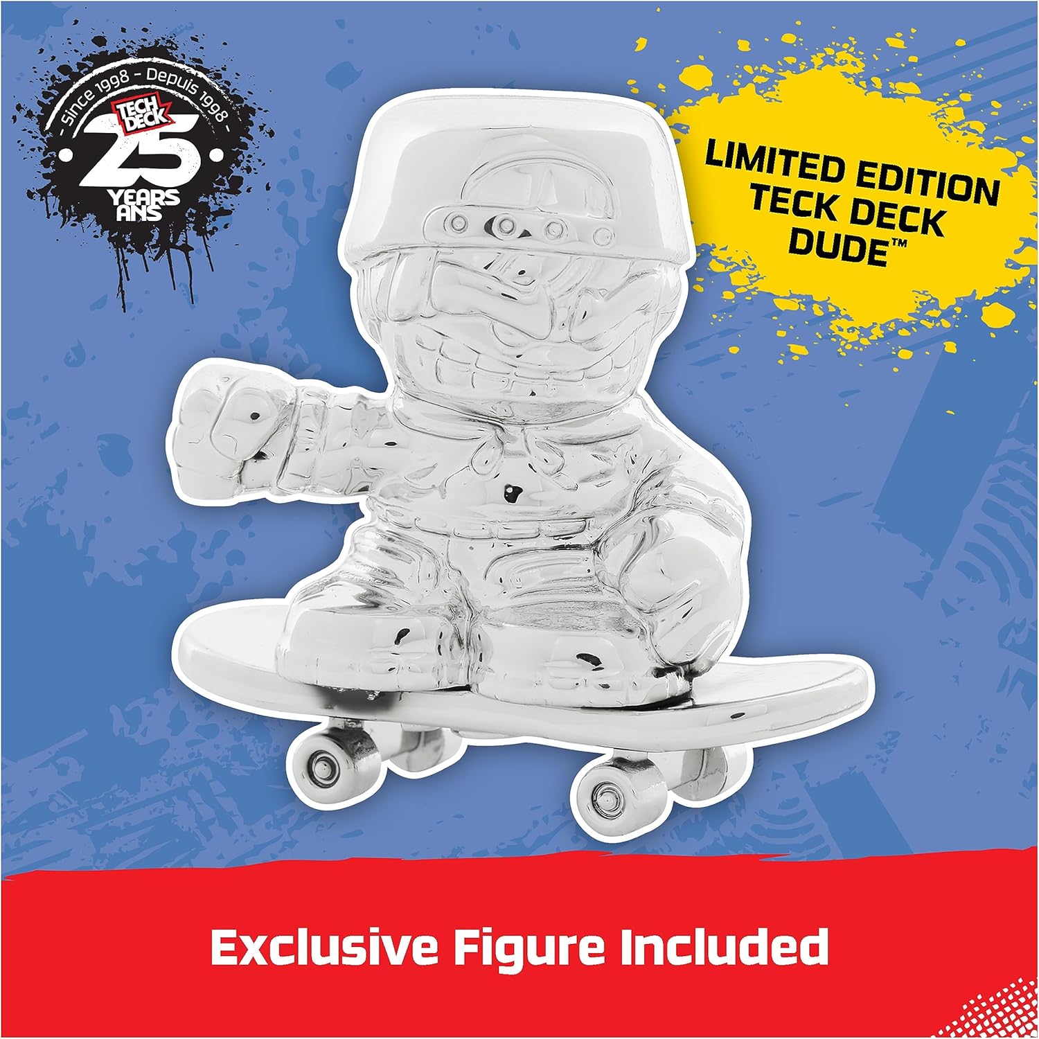Tech Deck 25th Anniversary 8-Pack with Exclusive Silver Collector's Edition Figure 3
