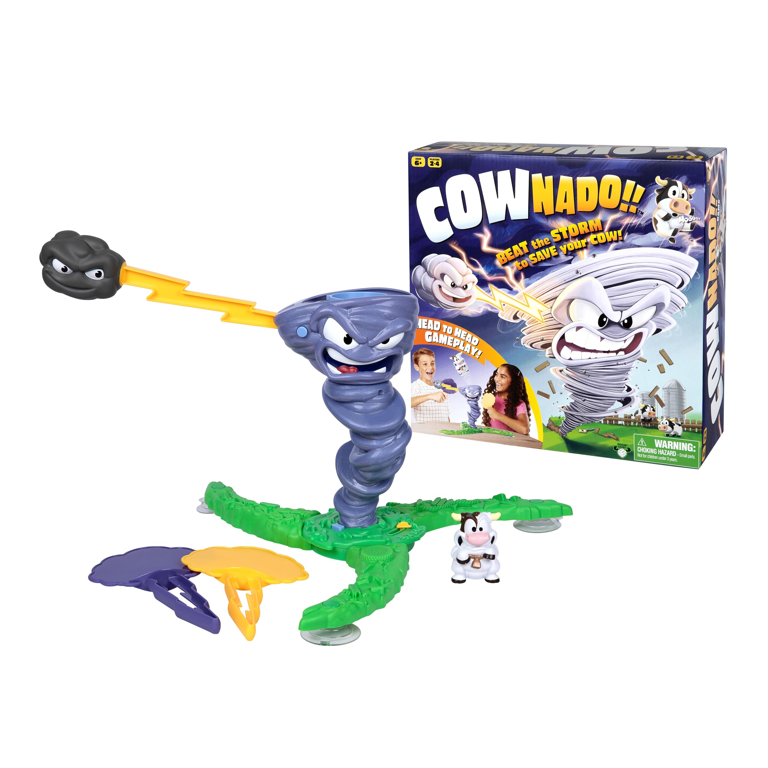 Moose Toys Cownado Tetherball-Style Table Game 7