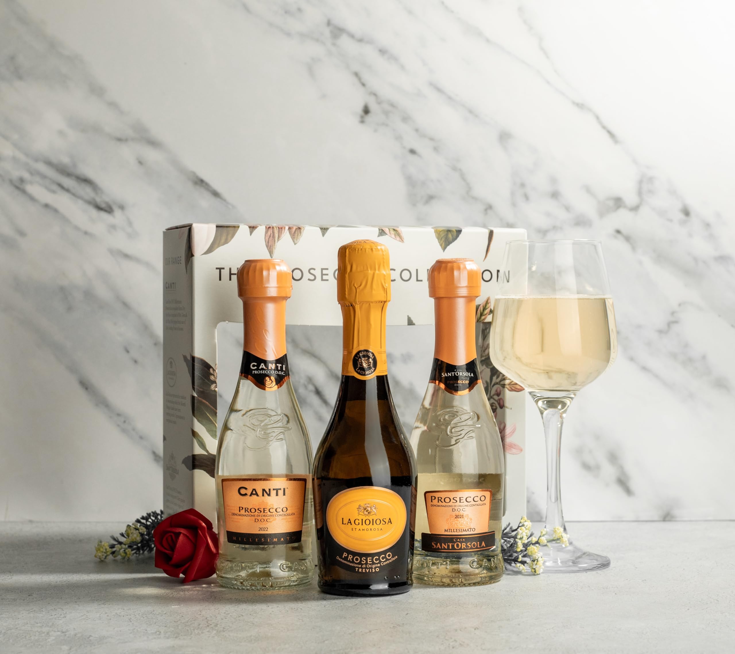 Canti, La Gioiosa & Sant'Orsola - Prosecco Collection Gift Box (3 x 20cl) 4