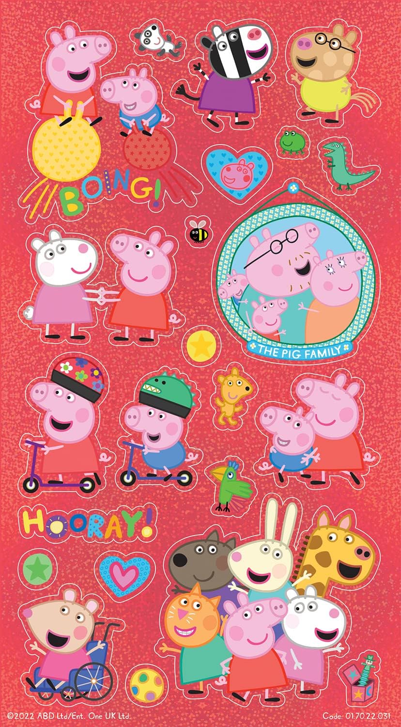 Paper Projects Peppa Pig and Friends Mega Pack - Reusable Sticker Collection 6