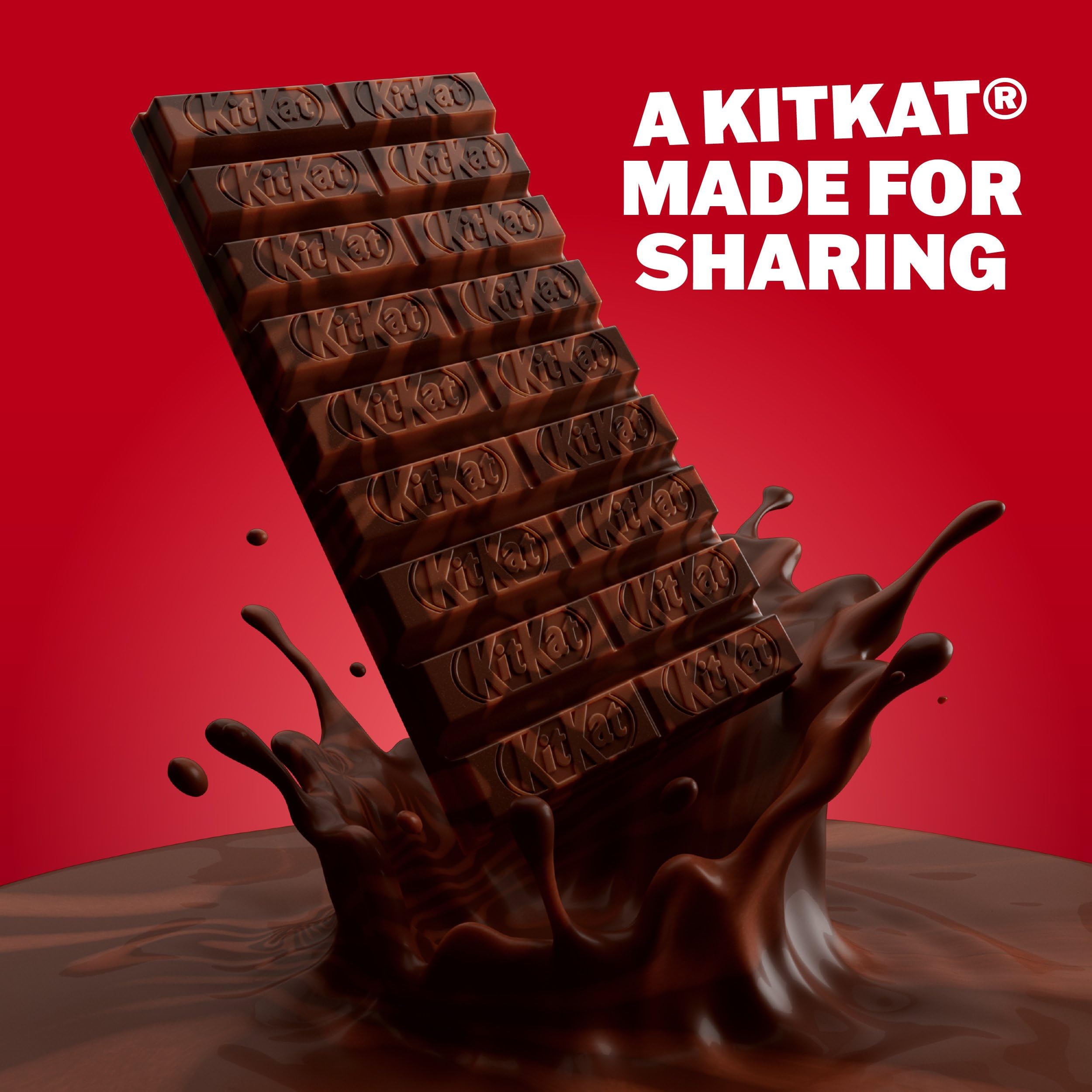KitKat Double Milk and Dark Chocolate Crispy Wafer Sharing Bar, 99g