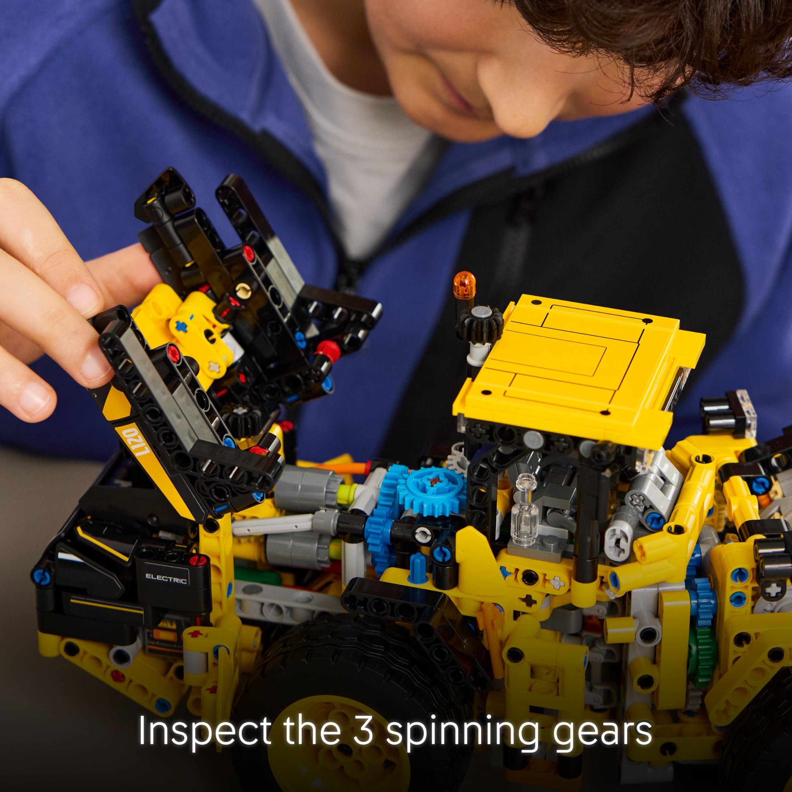 LEGO Technic Volvo L120 Electric Wheel Loader - 973-Piece Building Set for Ages 9+ 11