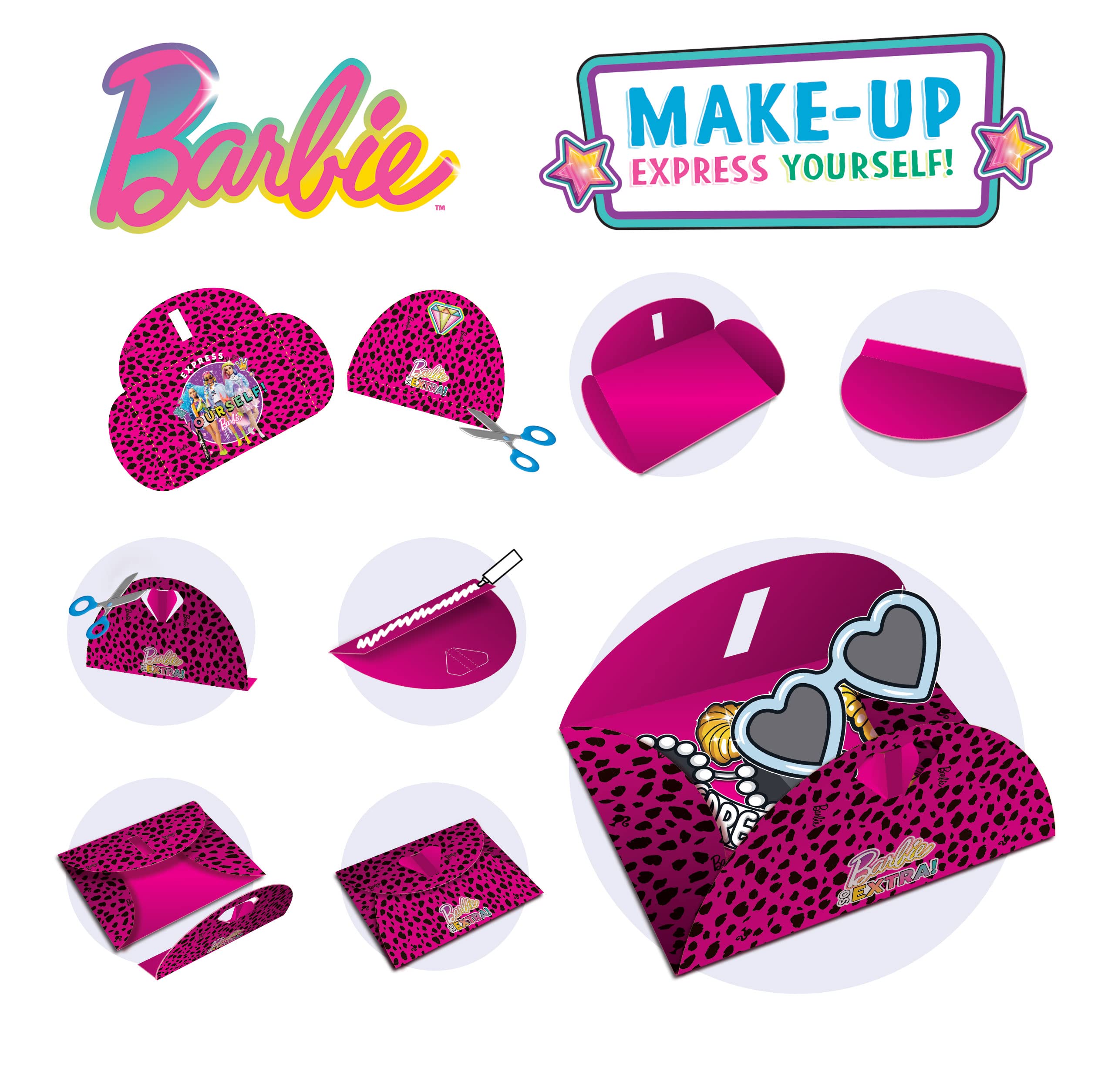 Liscianigiochi Barbie - Make Up Express Yourself! Sketchbook | Creative Play Set 6