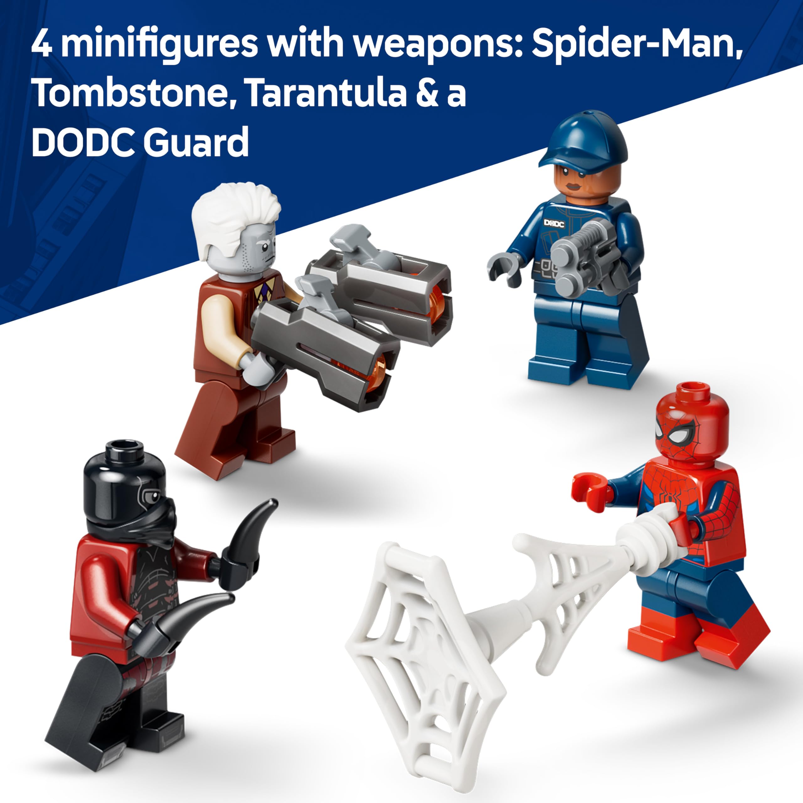 LEGO Marvel Spider-Man Prison Transport Chase Building Set 76349 for Ages 8+ 6