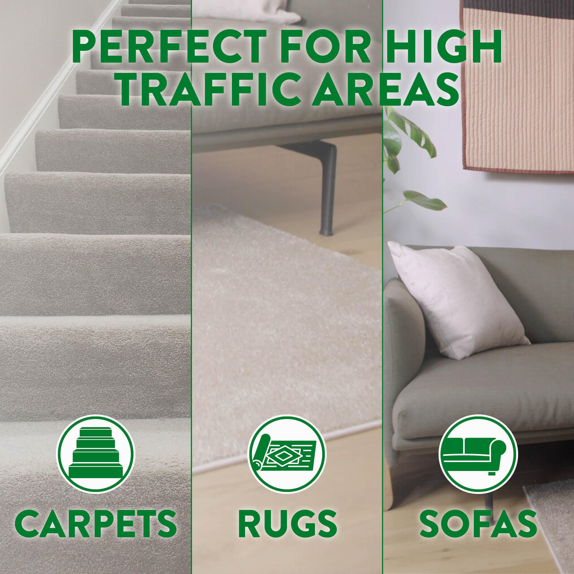 Zoflora Midnight Blooms Carpet Fresh & Care Foam, 600ml – Deep Clean Stain Remover & Odour Neutraliser for Carpets and Upholstery 4