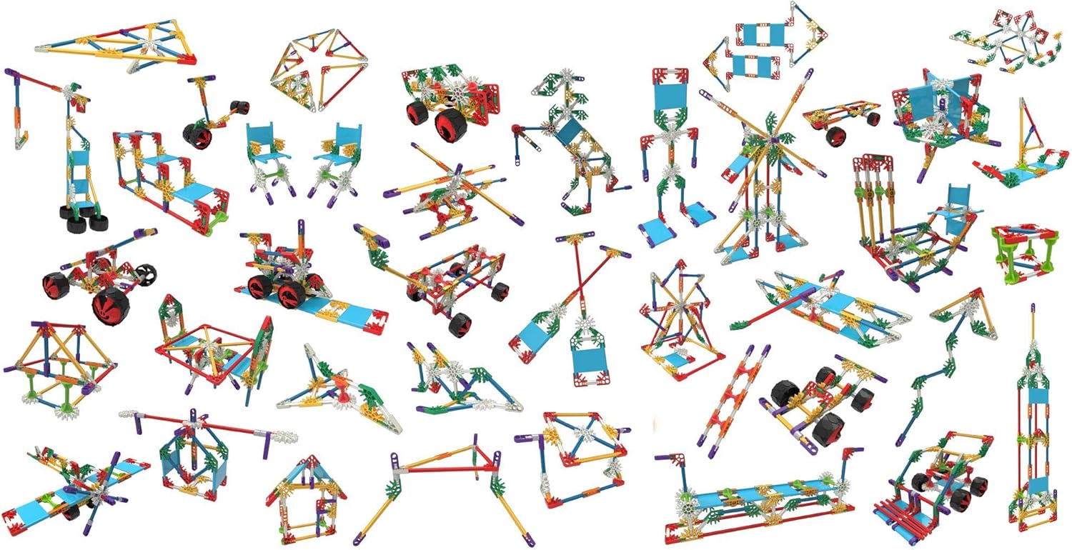 K'NEX Beginner 40 Model Building Set - 141-Piece Educational Construction Toy for Kids 5+ 7