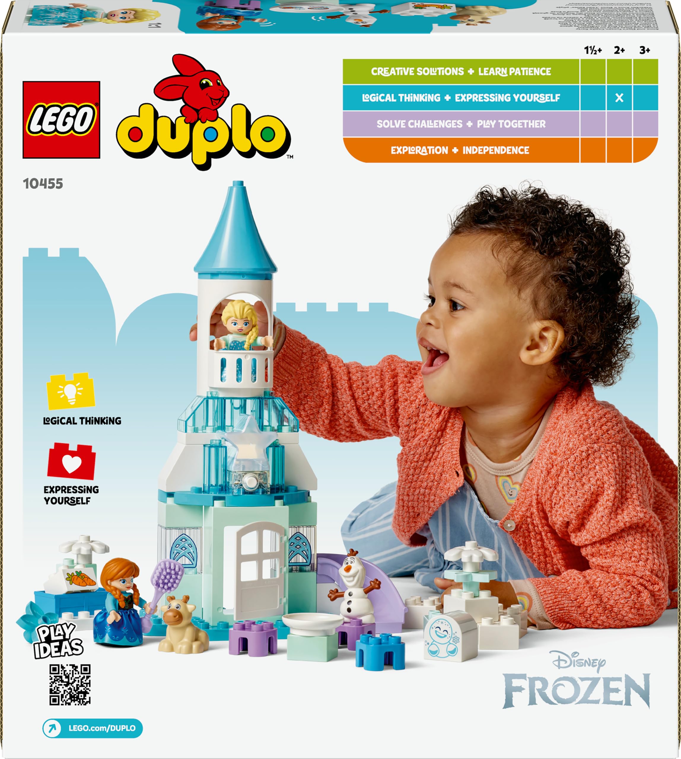 LEGO DUPLO Disney Anna and Elsa's Frozen Castle Party - Building Set for Toddlers 2+ 6